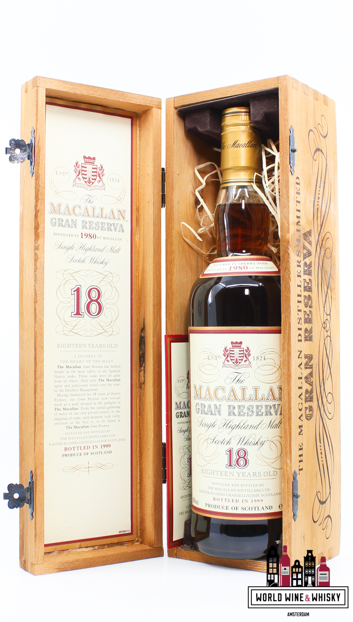 Macallan Macallan 18 Years Old 1980 1999 - Gran Reserva - Sherry Wood 40%