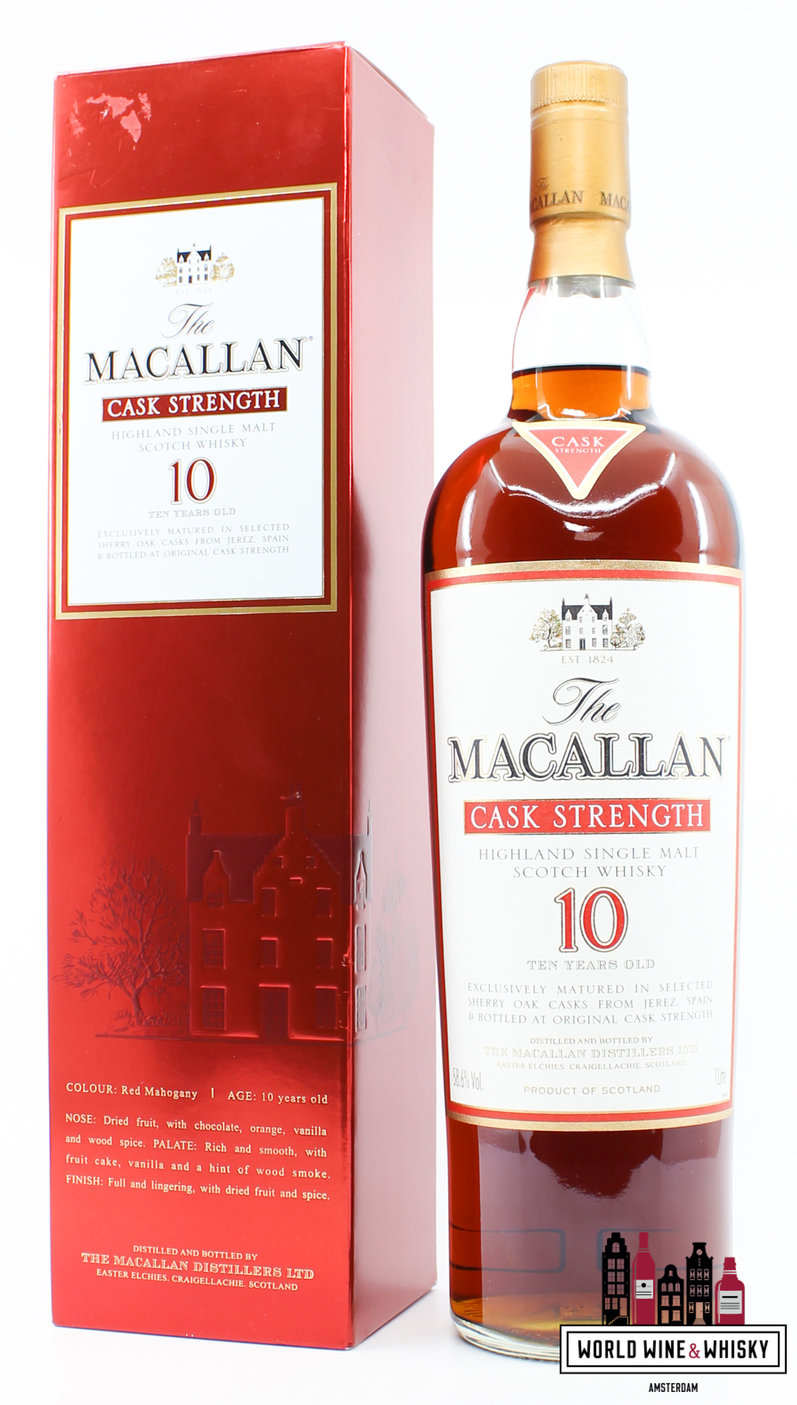 Macallan Macallan 10 Years Old - Cask Strength 58.6% - 1 liter