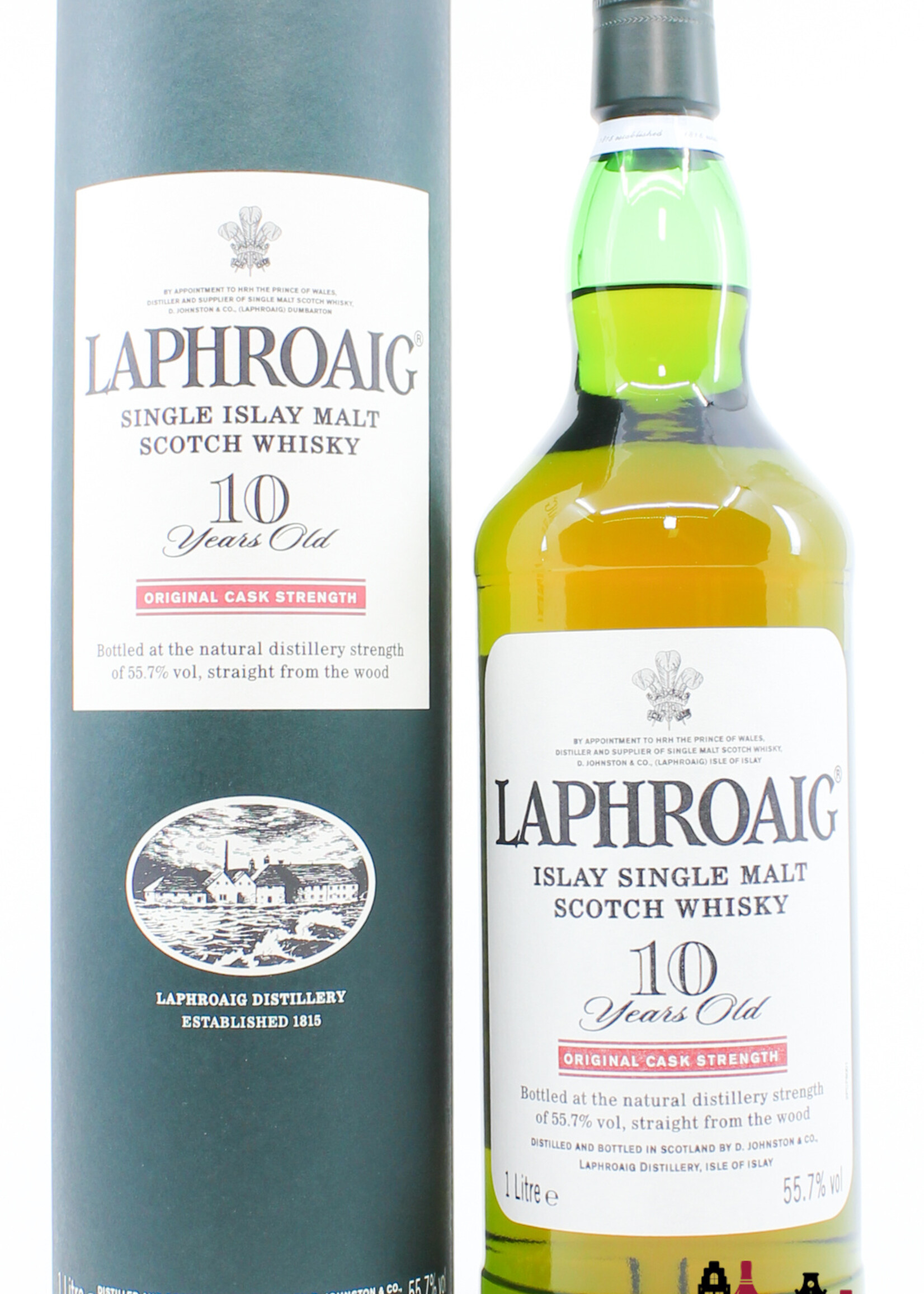 Laphroaig Laphroaig 10 Years Old - Original Cask Strength - Red Stripe 55.7% - 1 liter