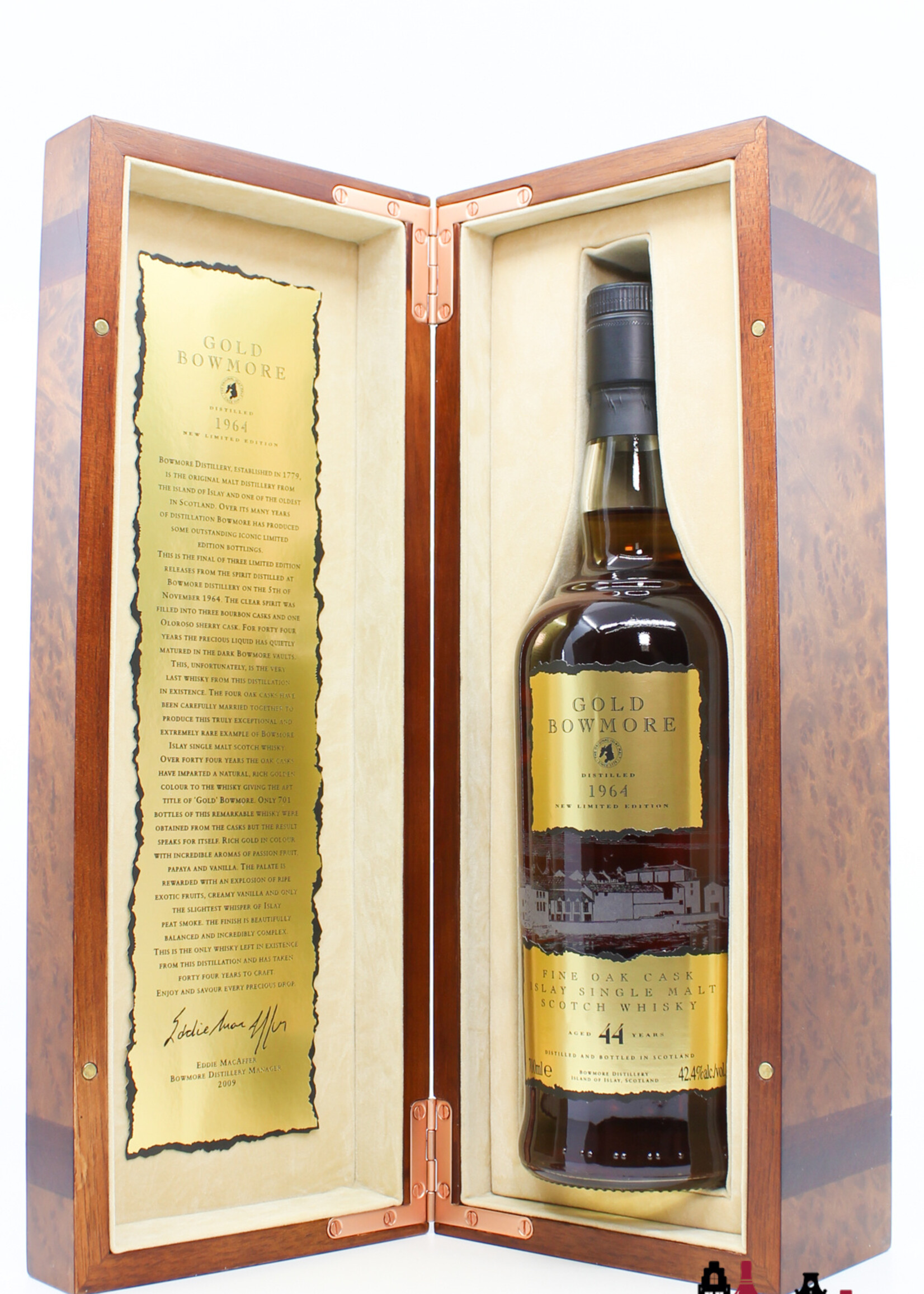 Bowmore Bowmore 44 Years Old 1964 2009 - Gold Edition 42.4% (1 of 701)
