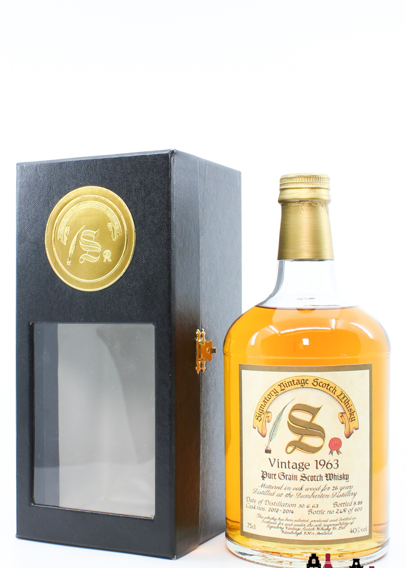 Dumbarton  Dumbarton 26 Years Old 1963 1989 - Vintage Collection - Signatory Vintage - Cask 2012-2014 40% (1 of 600)