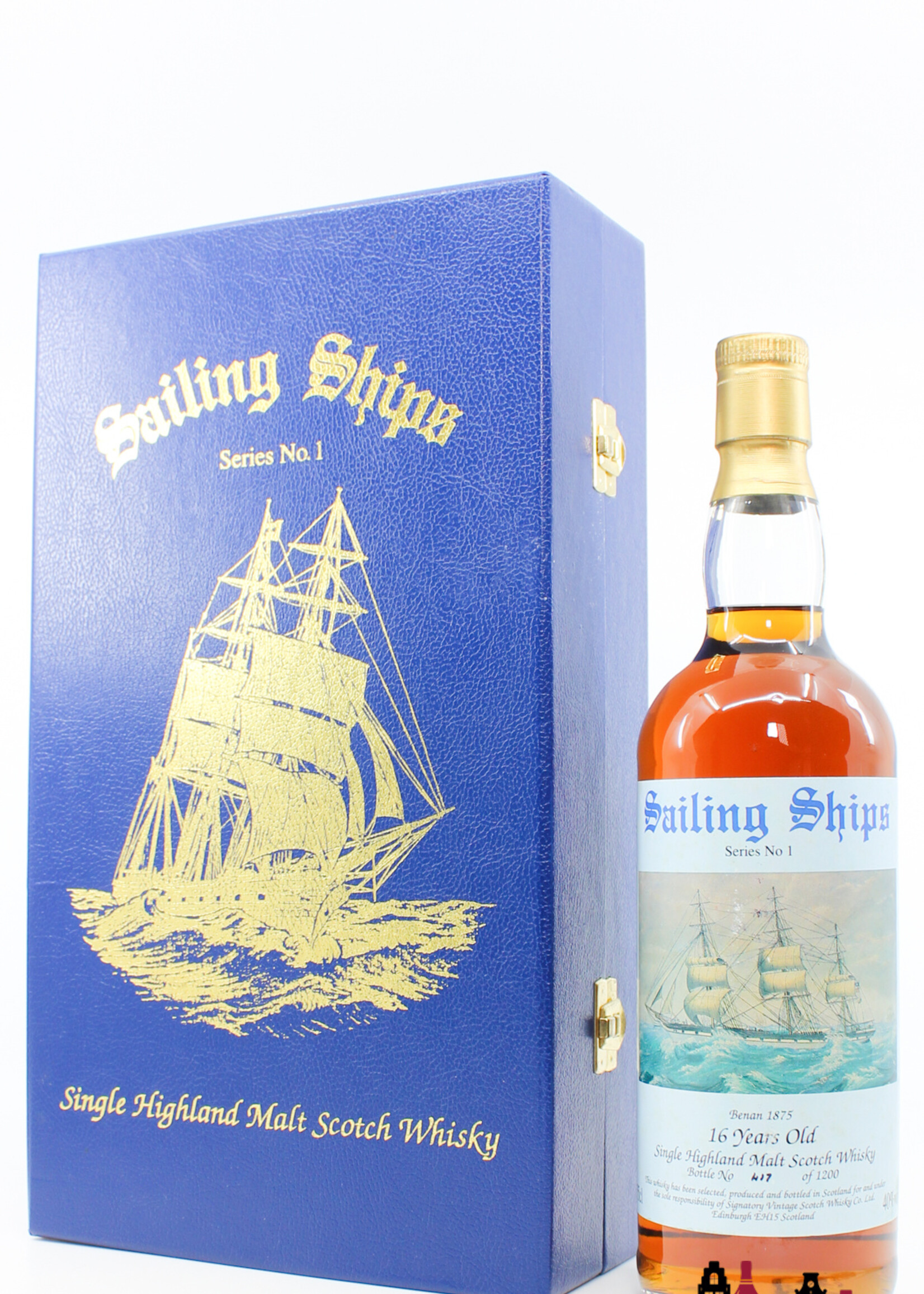 Caperdonich Caperdonich 16 Years Old 1972 1988 - Sailing Ships Series No 1 - Signatory Vintage - Cask 7130-7131-7132 40% (1 of 1200)