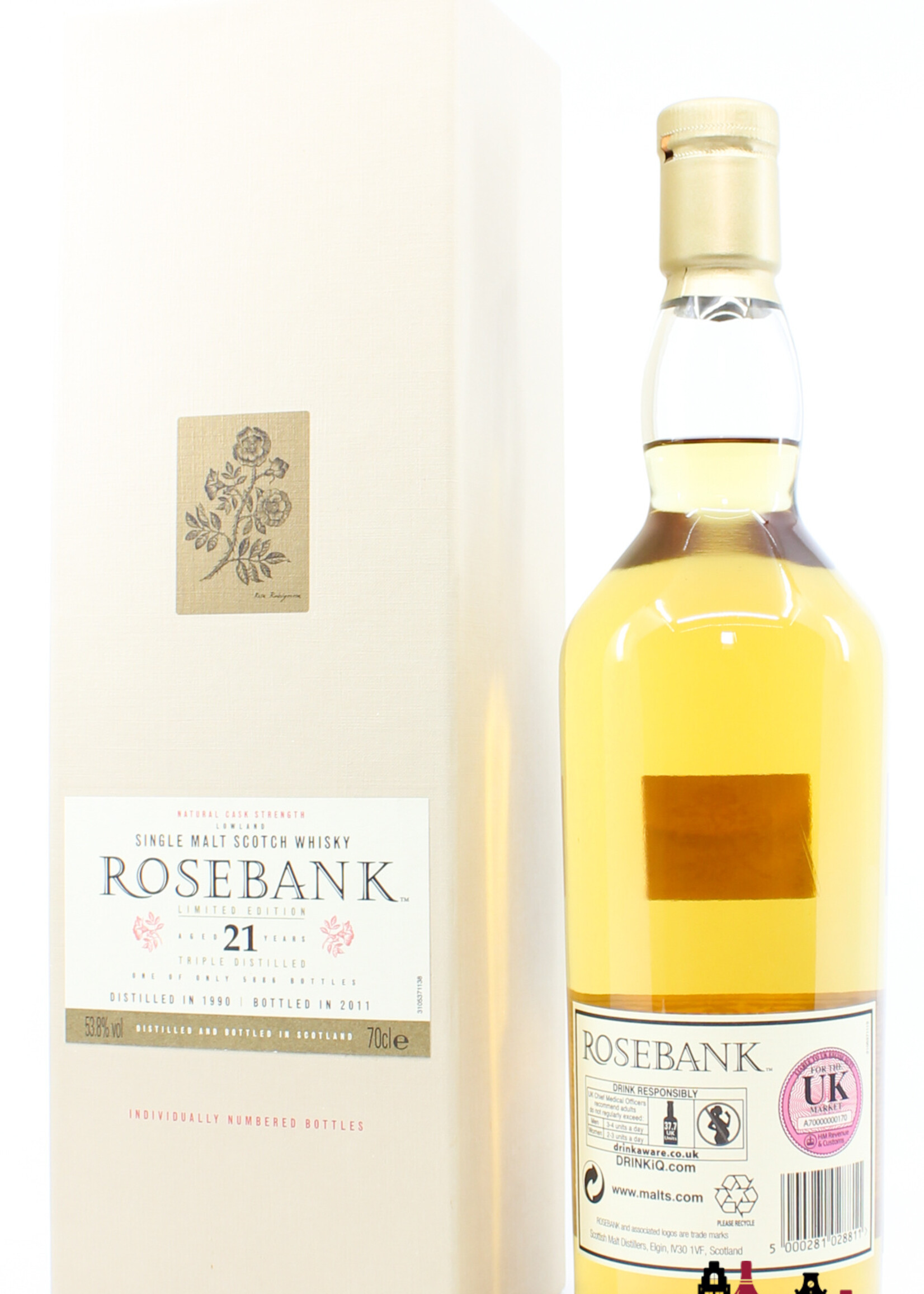 Rosebank Rosebank 21 Years Old 1990 2011 - Diageo Special Releases 2011 53.8% (1 of 5886)