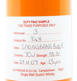 Springbank Springbank 13 Years Old 2007 2021 -  Duty Paid Sample - For Trade Purposes Only - Warehouse 3 - Rotation 848 58.8%