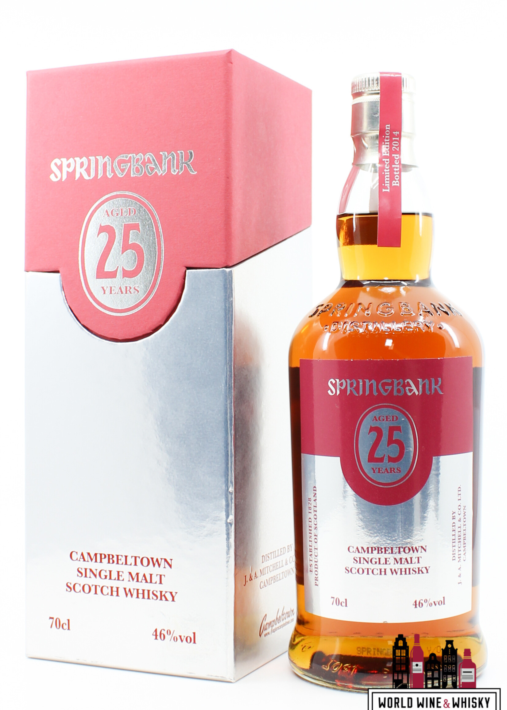 Springbank Springbank 25 Years Old 2014 - Limited Edition - Red/Silver Edition 46% (1 of 1200)