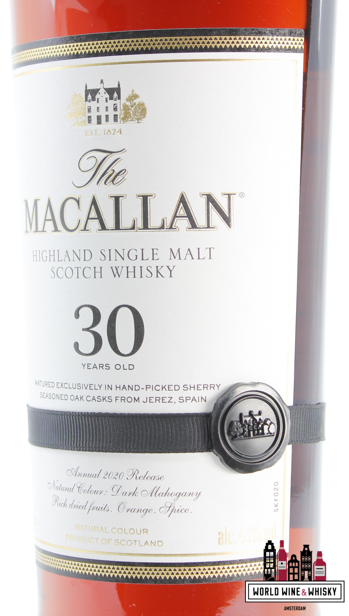 The Macallan Macallan 30 Years Old - Sherry Casks - Annual 2020 Release 43%