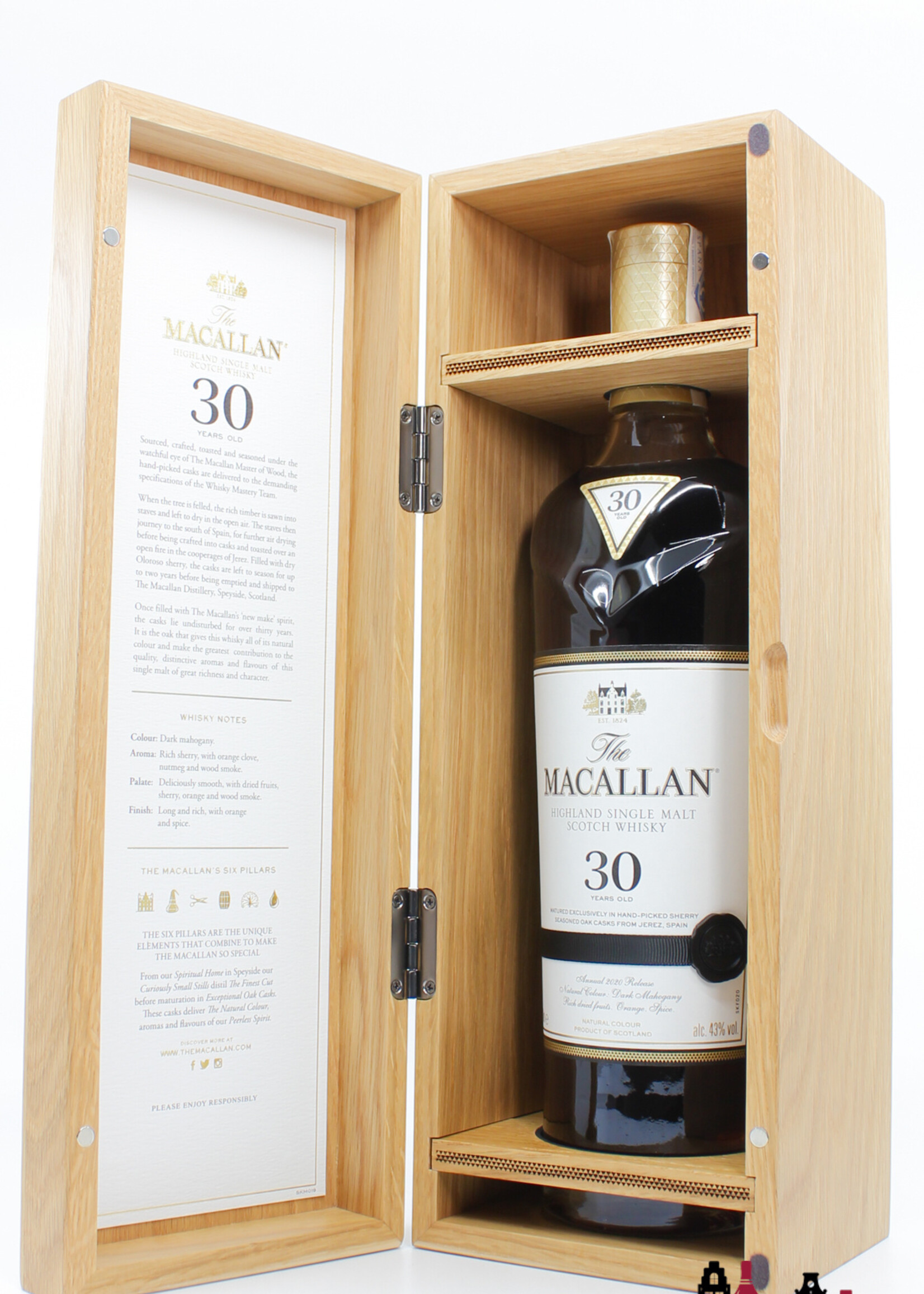 The Macallan Macallan 30 Years Old - Sherry Casks - Annual 2020 Release 43%