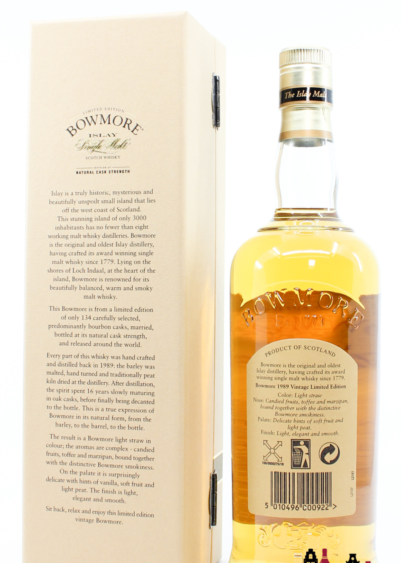 Bowmore Bowmore 16 Years Old 1989 2005 Limited Edition - Straight from the Cask 51.8% 750ml