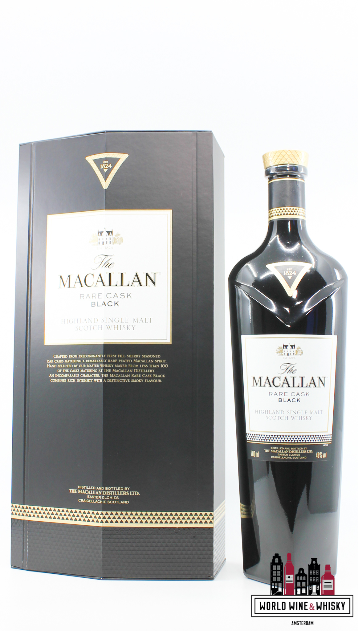 Macallan Macallan Rare Cask Black 2015 - 1824 Masters Series 48% (In luxury case)