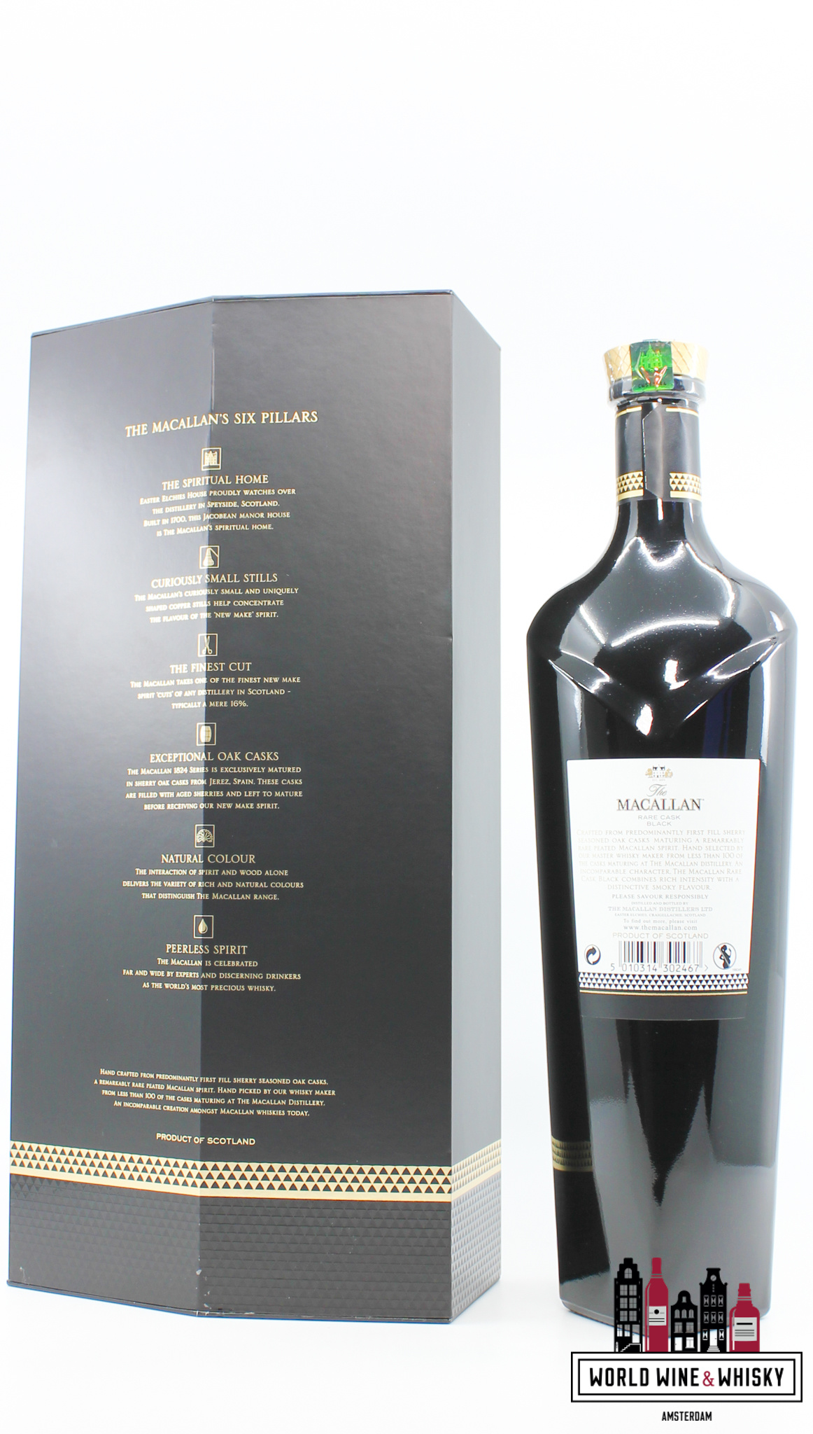 Macallan Macallan Rare Cask Black 2015 - 1824 Masters Series 48% (In luxury case)