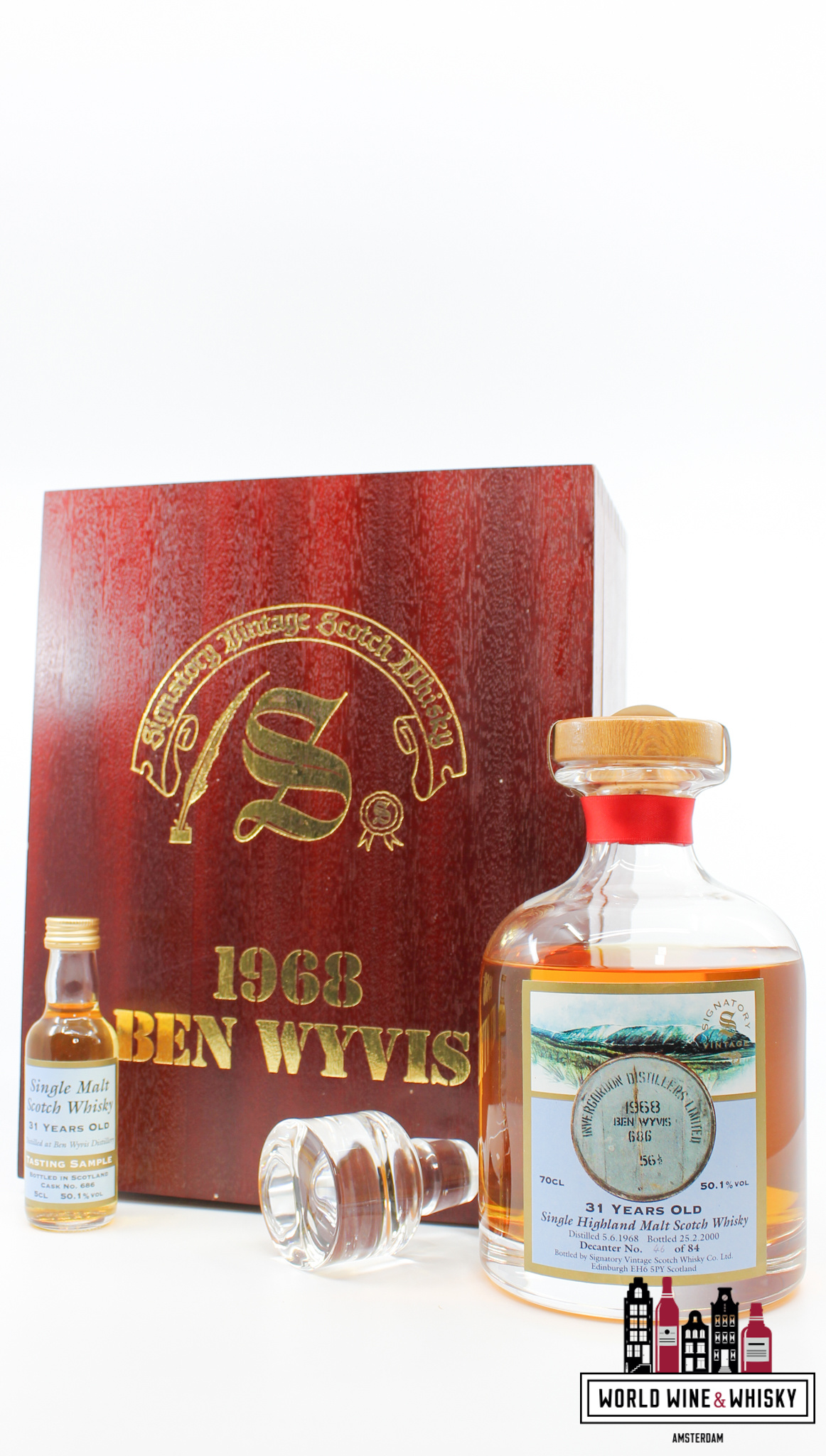 Ben Wyvis Ben Wyvis 31 Years Old 1968 2000 - Vintage Collection - Signatory Vintage - Cask 686 50.1% (1 of 84)