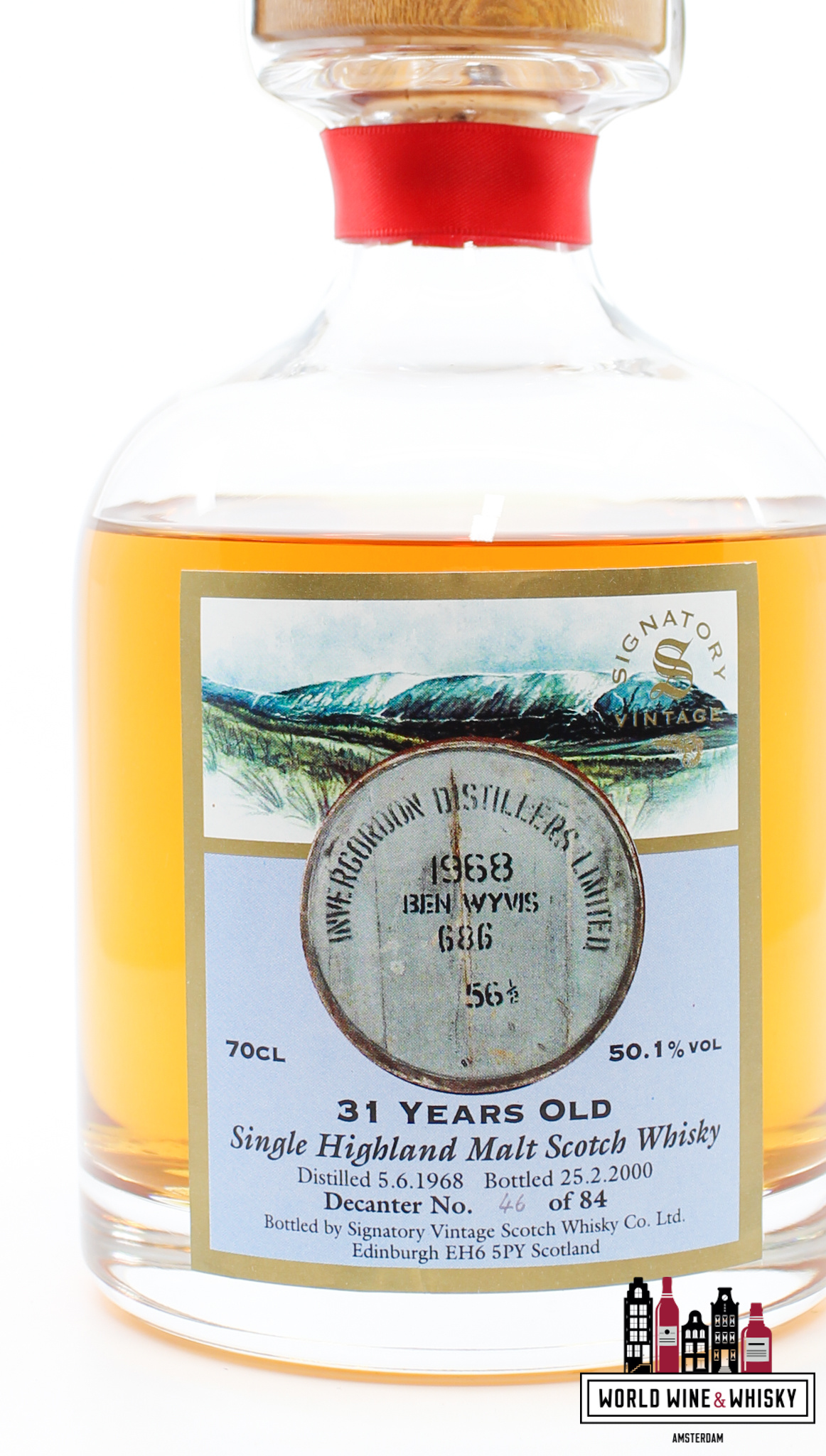 Ben Wyvis Ben Wyvis 31 Years Old 1968 2000 - Vintage Collection - Signatory Vintage - Cask 686 50.1% (1 of 84)