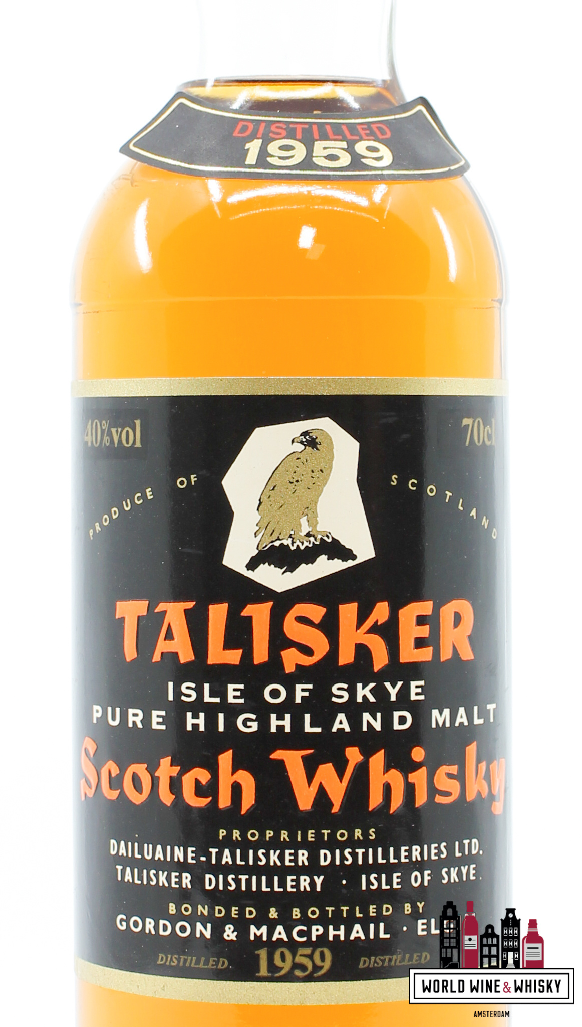 Talisker Talisker 1959 1993 - Black Label, Golden Eagle - Gordon & MacPhail 40%