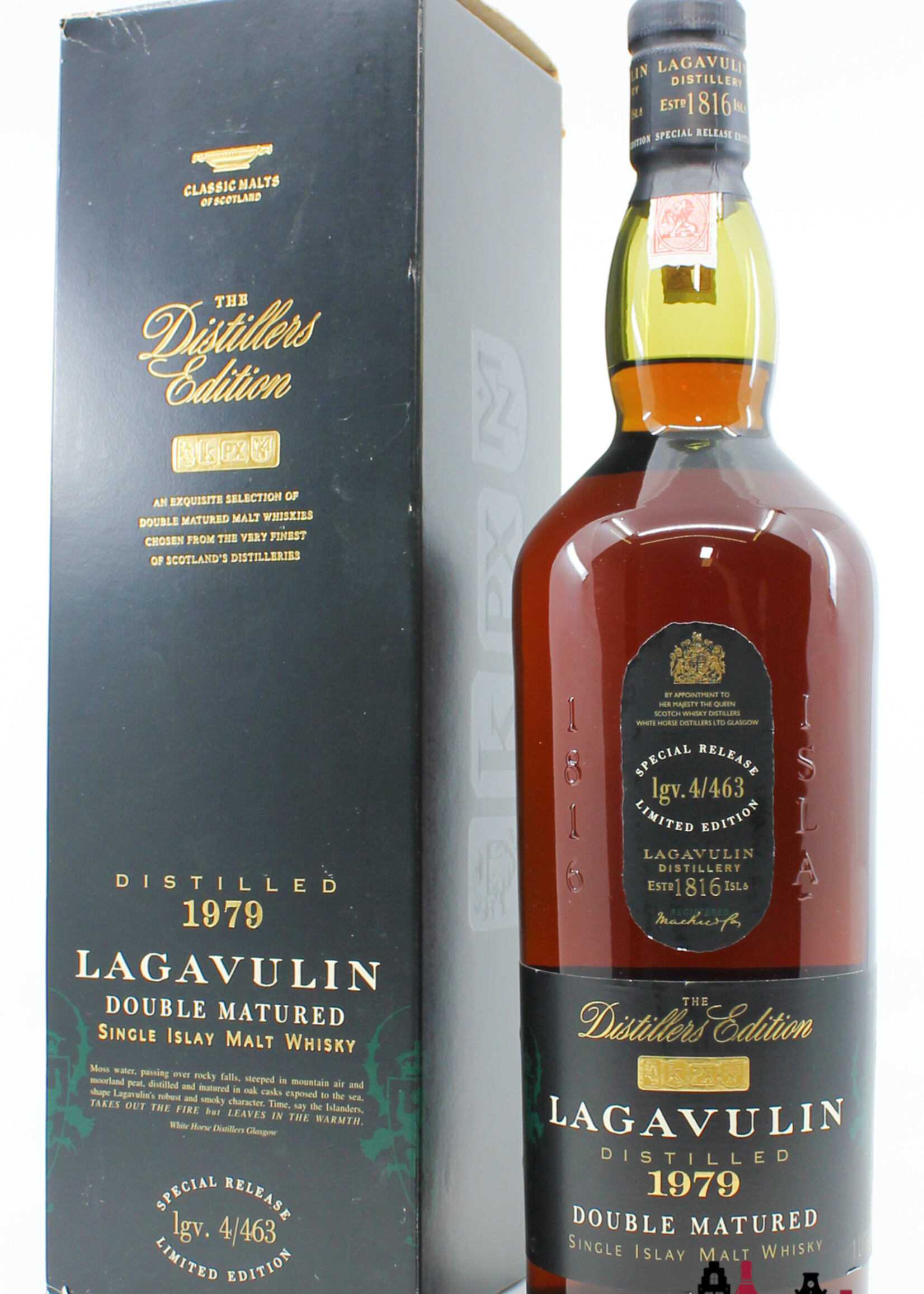Lagavulin Lagavulin 18 Years Old 1979 1997 - The Distillers Edition - lgv. 4/463 43% 1 Litre