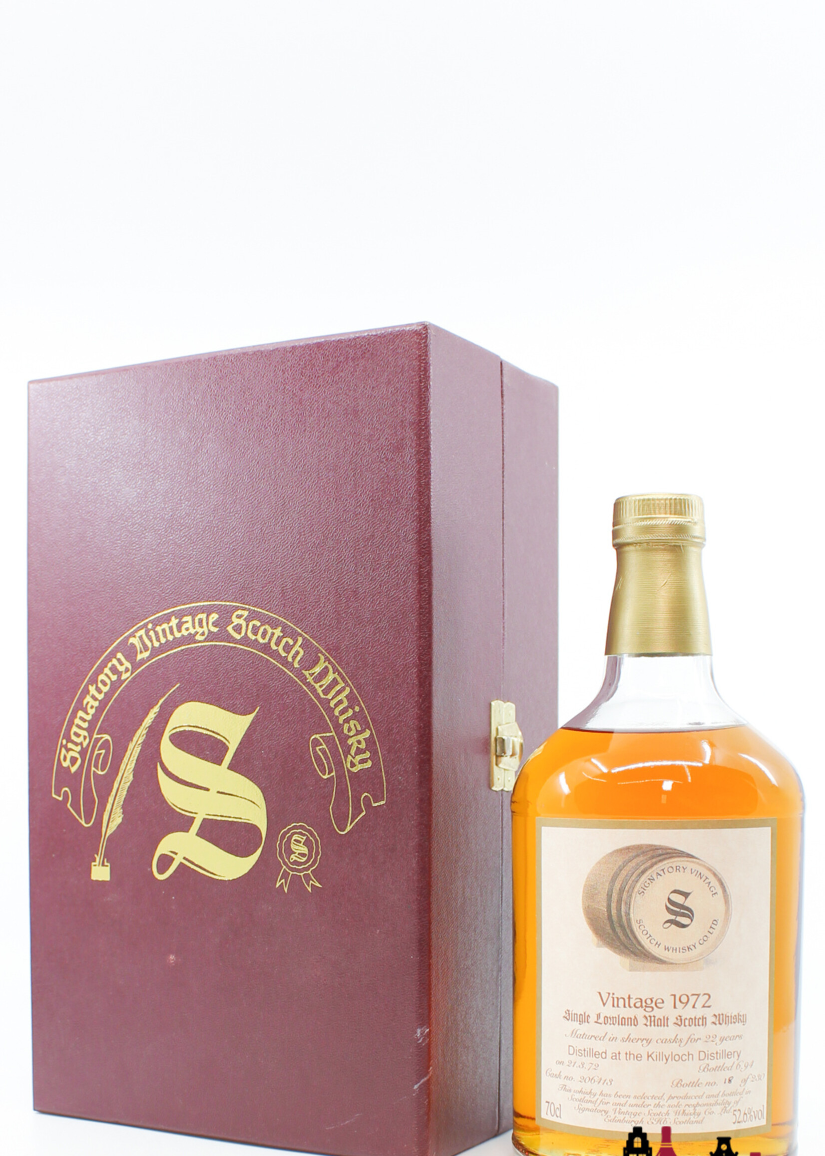 Killyloch Killyloch 22 Years Old 1972 1994 - Vintage Collection - Signatory Vintage - Cask 206413 52.6% (1 of 230)