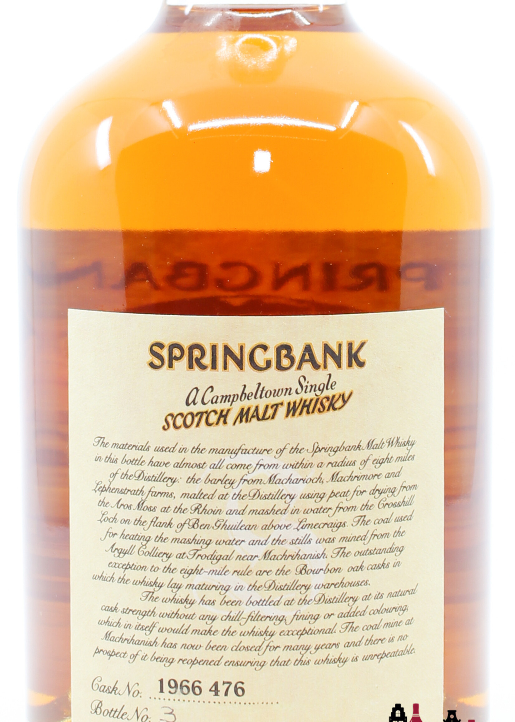 Springbank Springbank 31 Years Old 1966 1997 - Local Barley - Cask 1966 476 52%