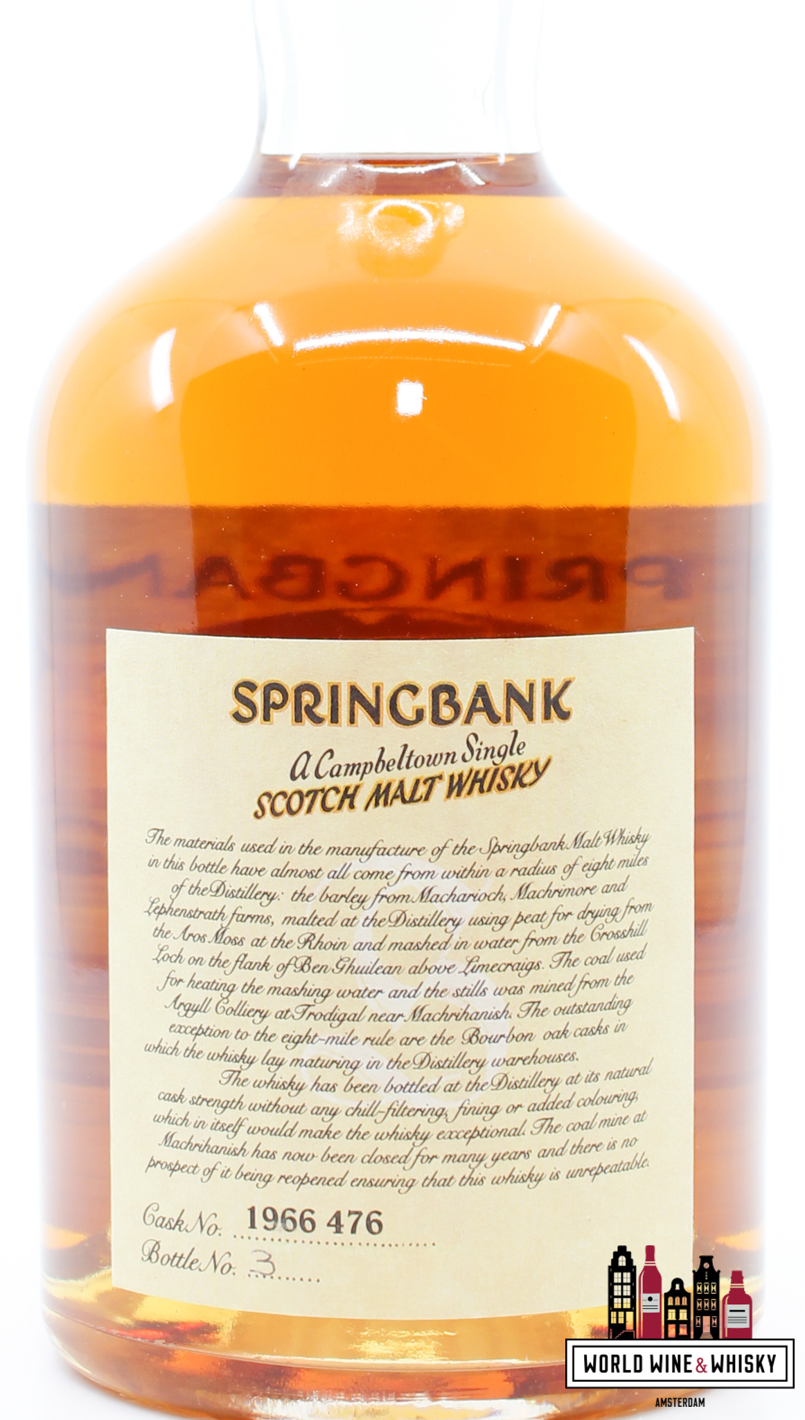 Springbank Springbank 31 Years Old 1966 1997 - Local Barley - Cask 1966 476 52%