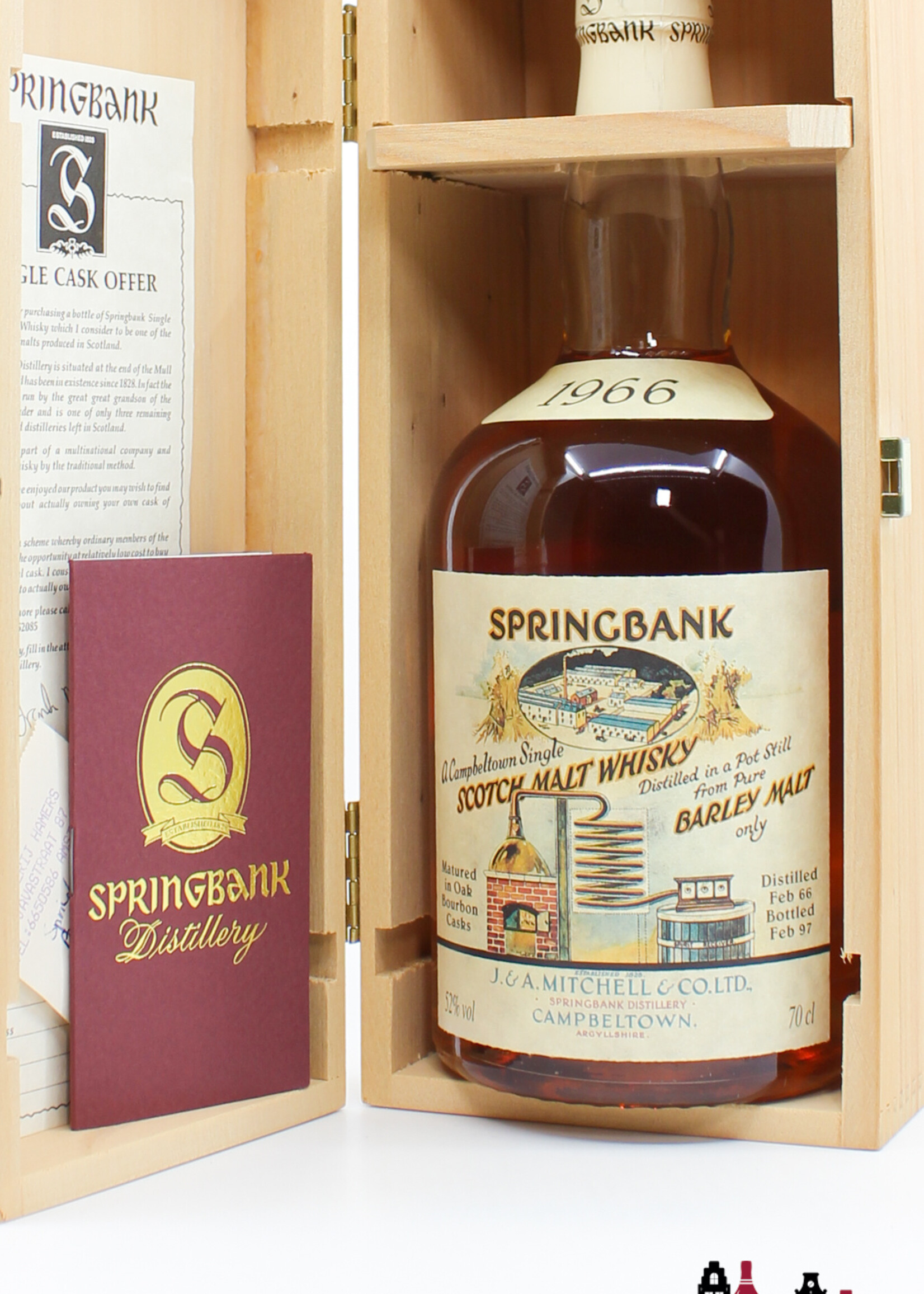 Springbank Springbank 31 Years Old 1966 1997 - Local Barley - Cask 1966 476 52%
