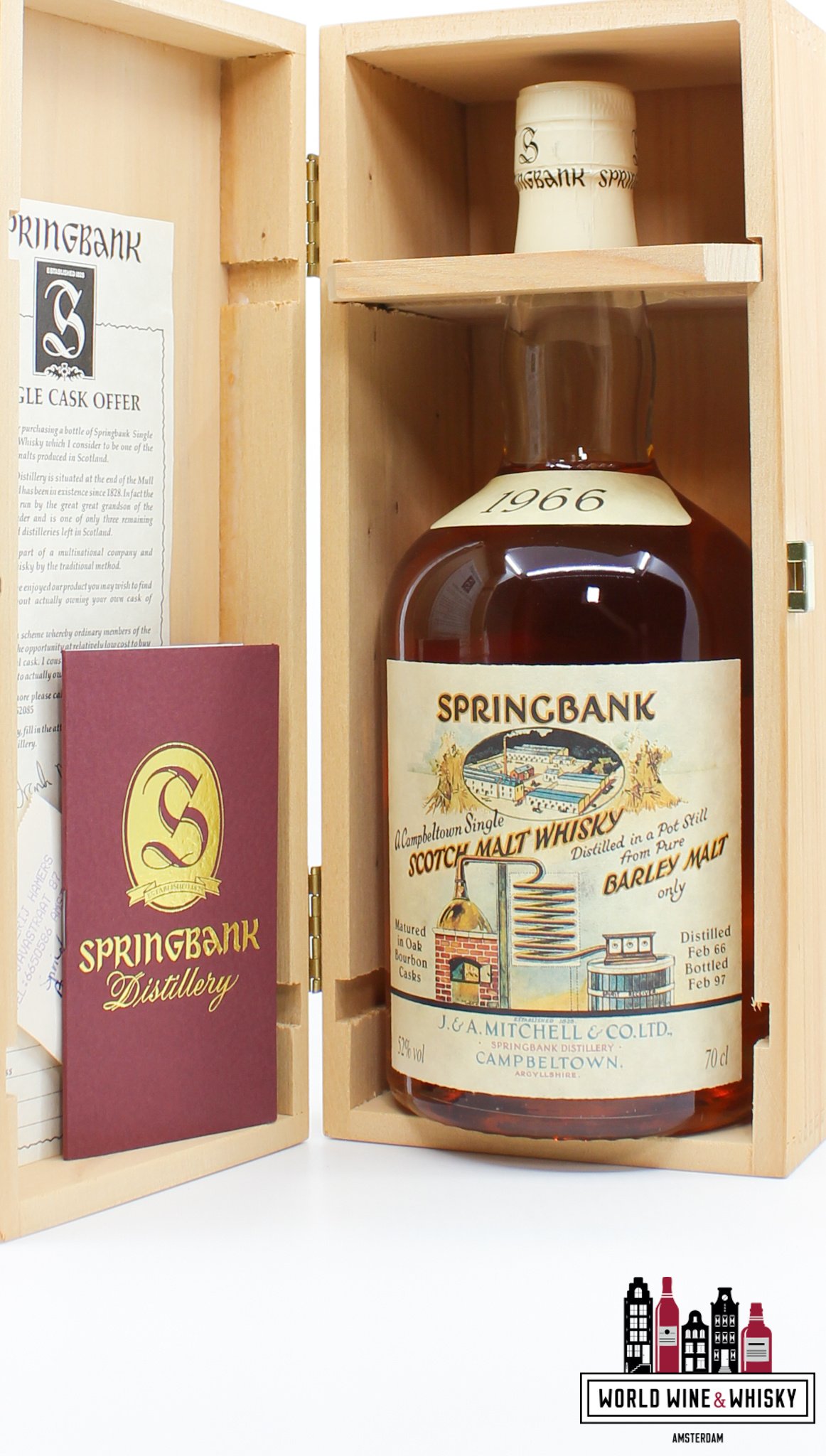 Springbank Springbank 31 Years Old 1966 1997 - Local Barley - Cask 1966 476 52%