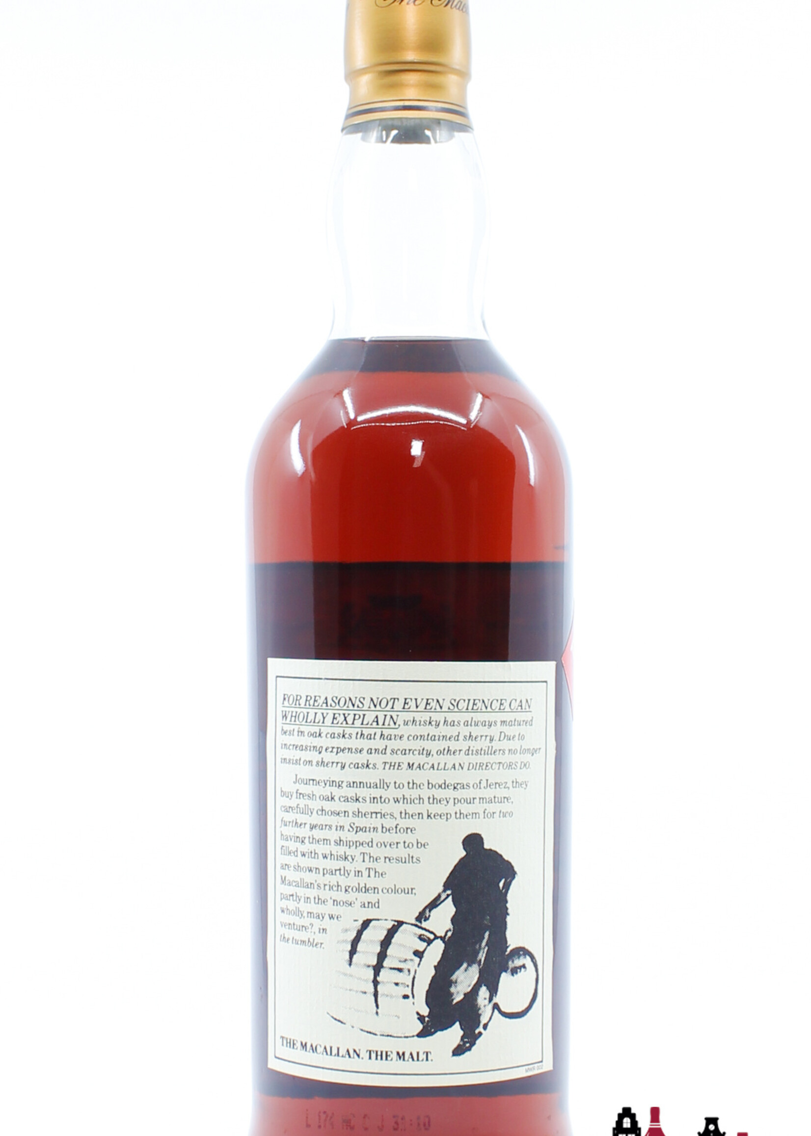 The Macallan Macallan 10 Years Old - Sherry Wood - "This Whisky is 100 Proof" 57%