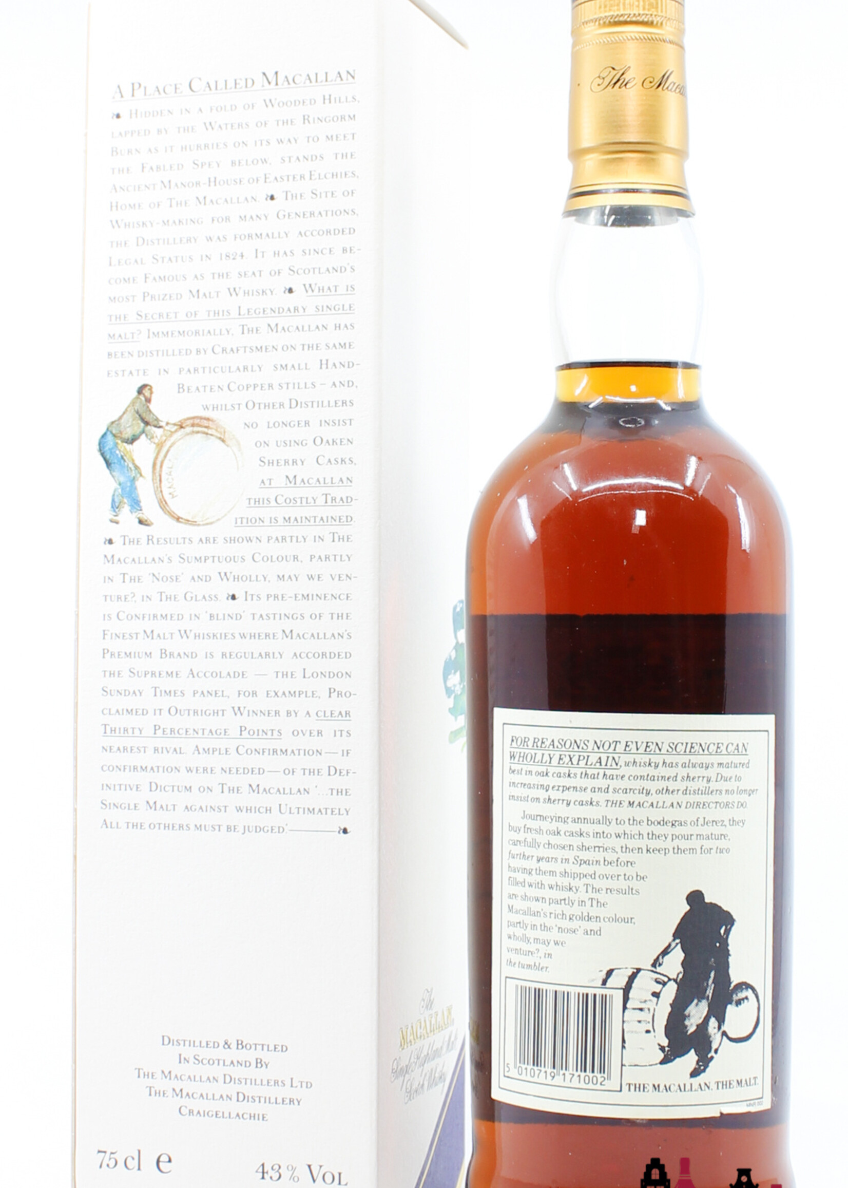 The Macallan Macallan 18 Years Old 1973 1991 Sherry Wood 750ml 43%