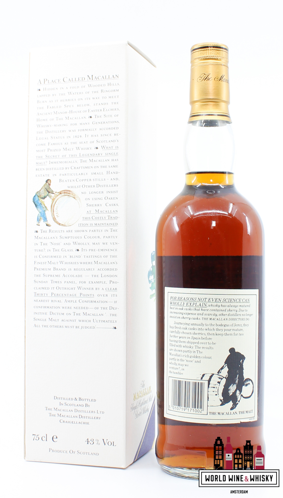 The Macallan Macallan 18 Years Old 1973 1991 Sherry Wood 750ml 43%