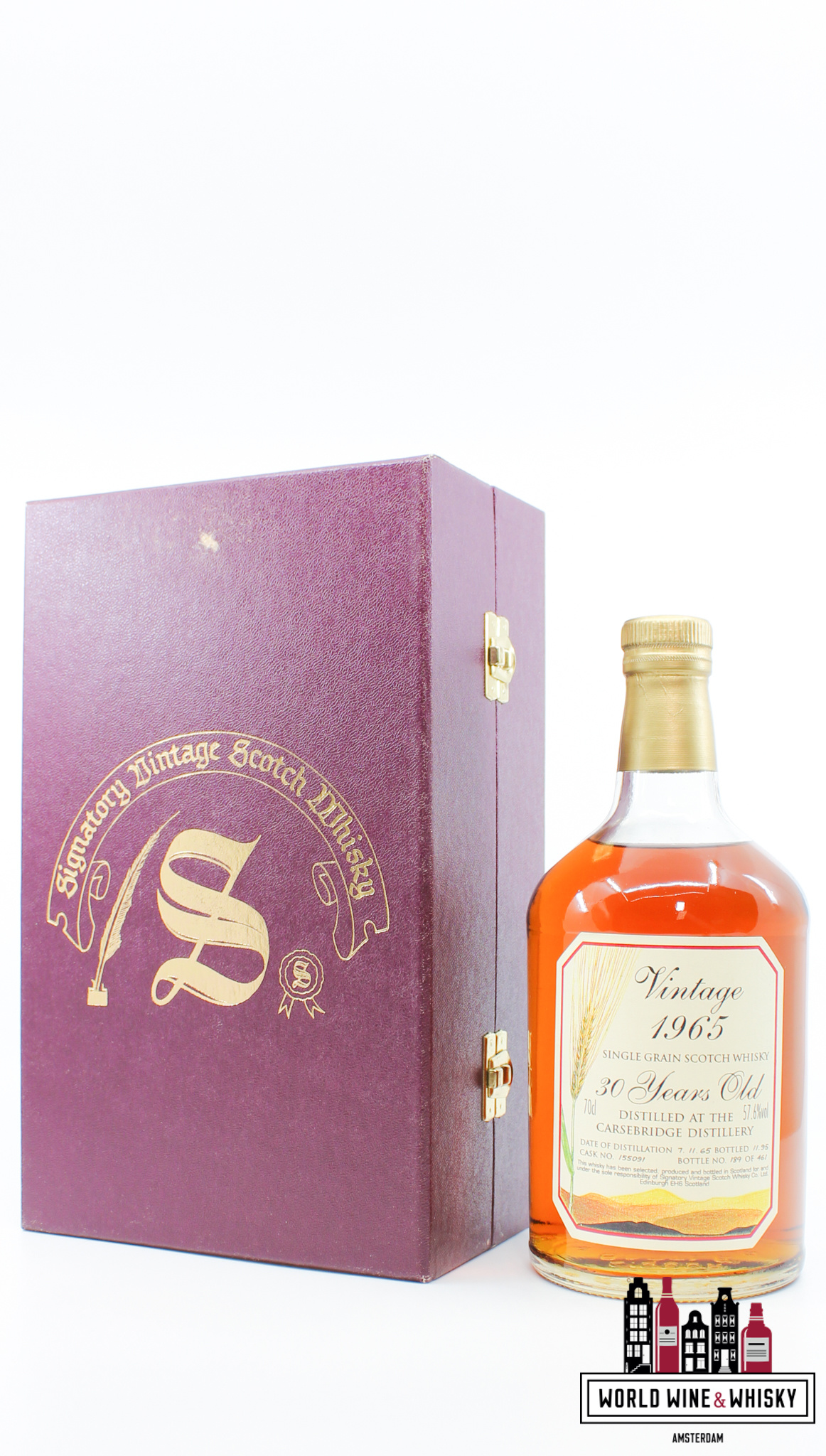 Carsebridge Carsebridge 30 Years Old 1965 1995 - Vintage Collection - Signatory Vintage - Cask 155091 57.6% (1 of 461)