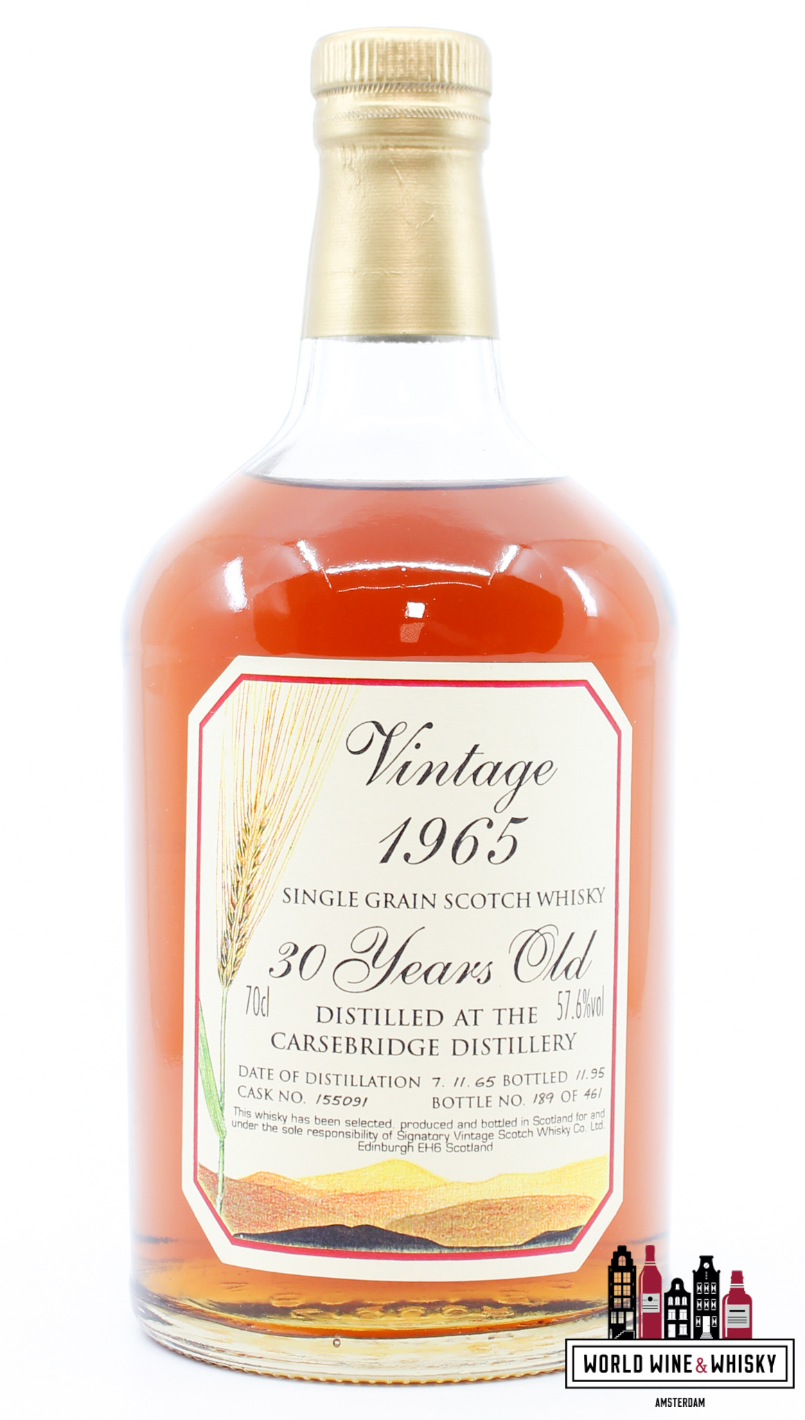 Carsebridge Carsebridge 30 Years Old 1965 1995 - Vintage Collection - Signatory Vintage - Cask 155091 57.6% (1 of 461)