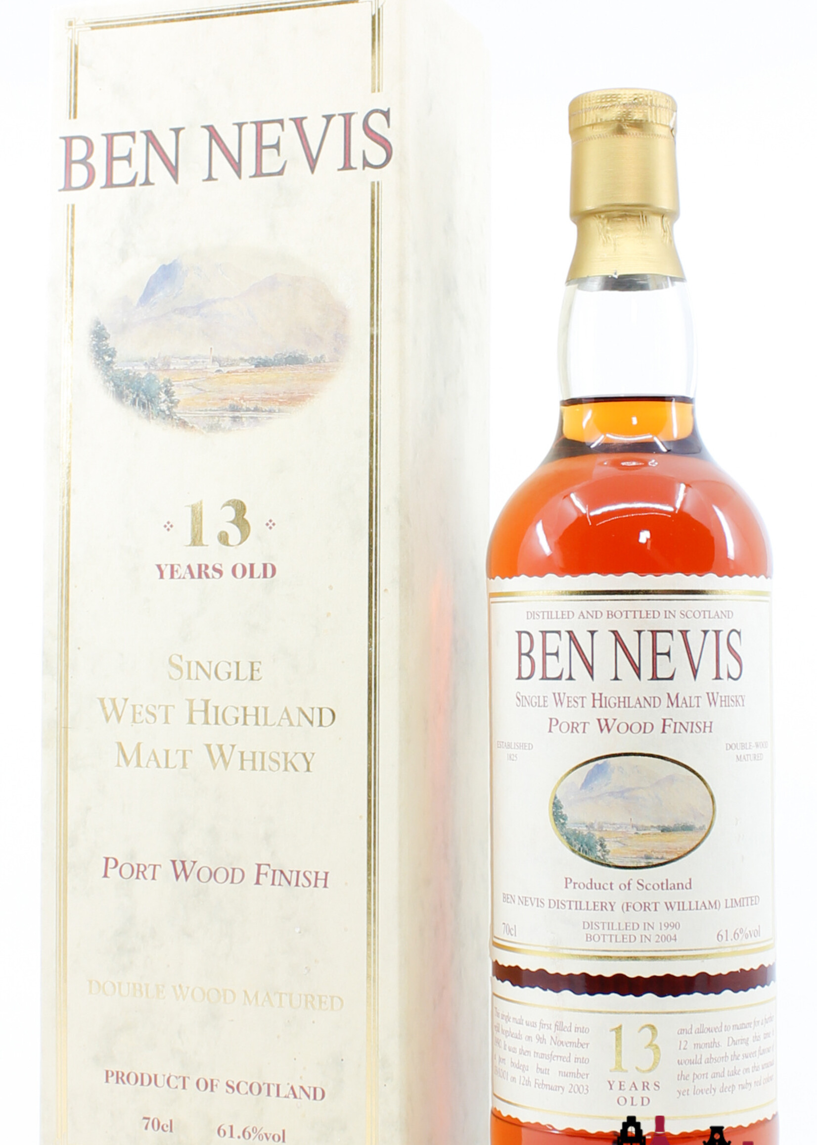 Ben Nevis Ben Nevis 13 Years Old 1990 2004 - Port Wood Finish 61.6% (1 of 800)