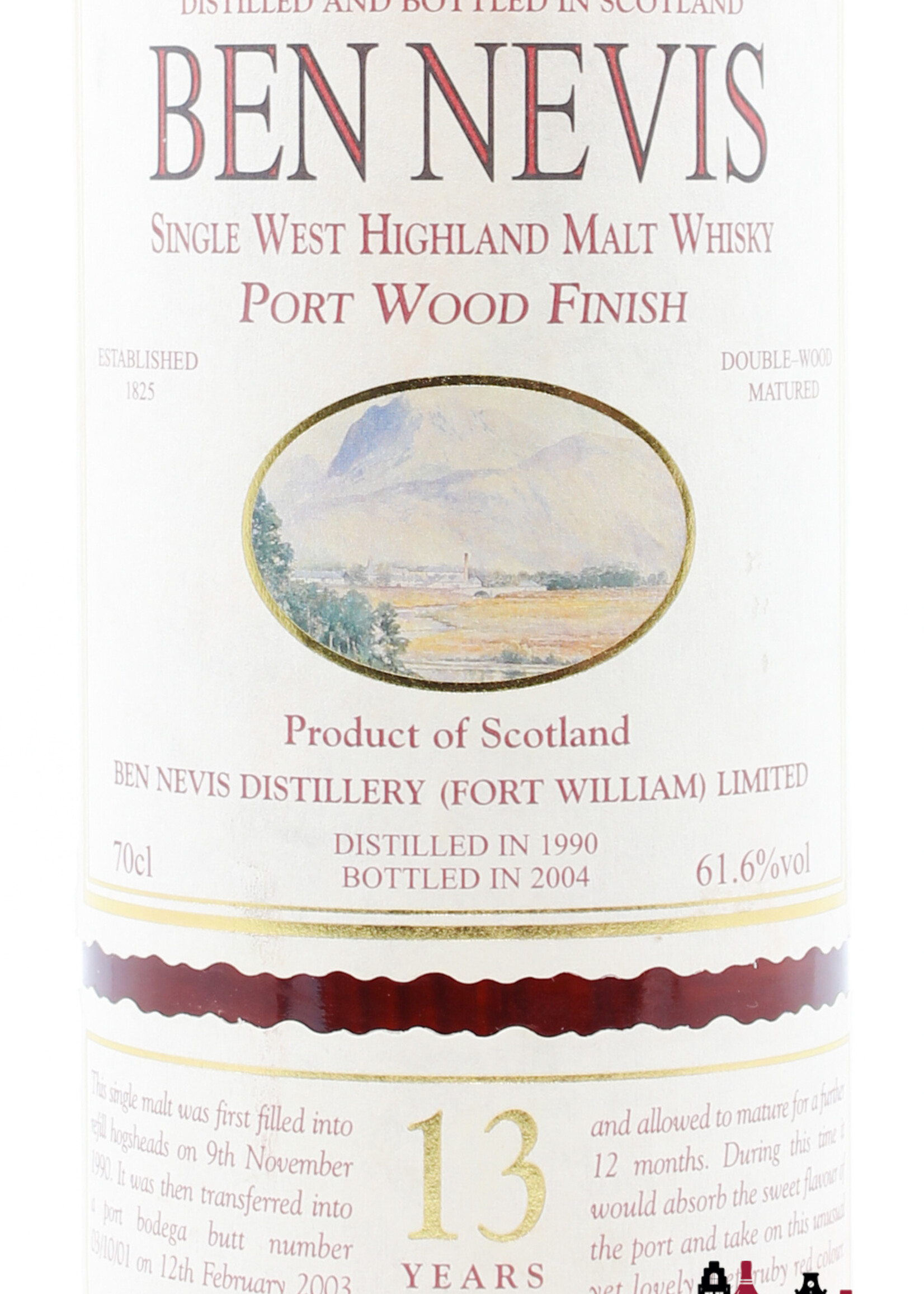 Ben Nevis Ben Nevis 13 Years Old 1990 2004 - Port Wood Finish 61.6% (1 of 800)