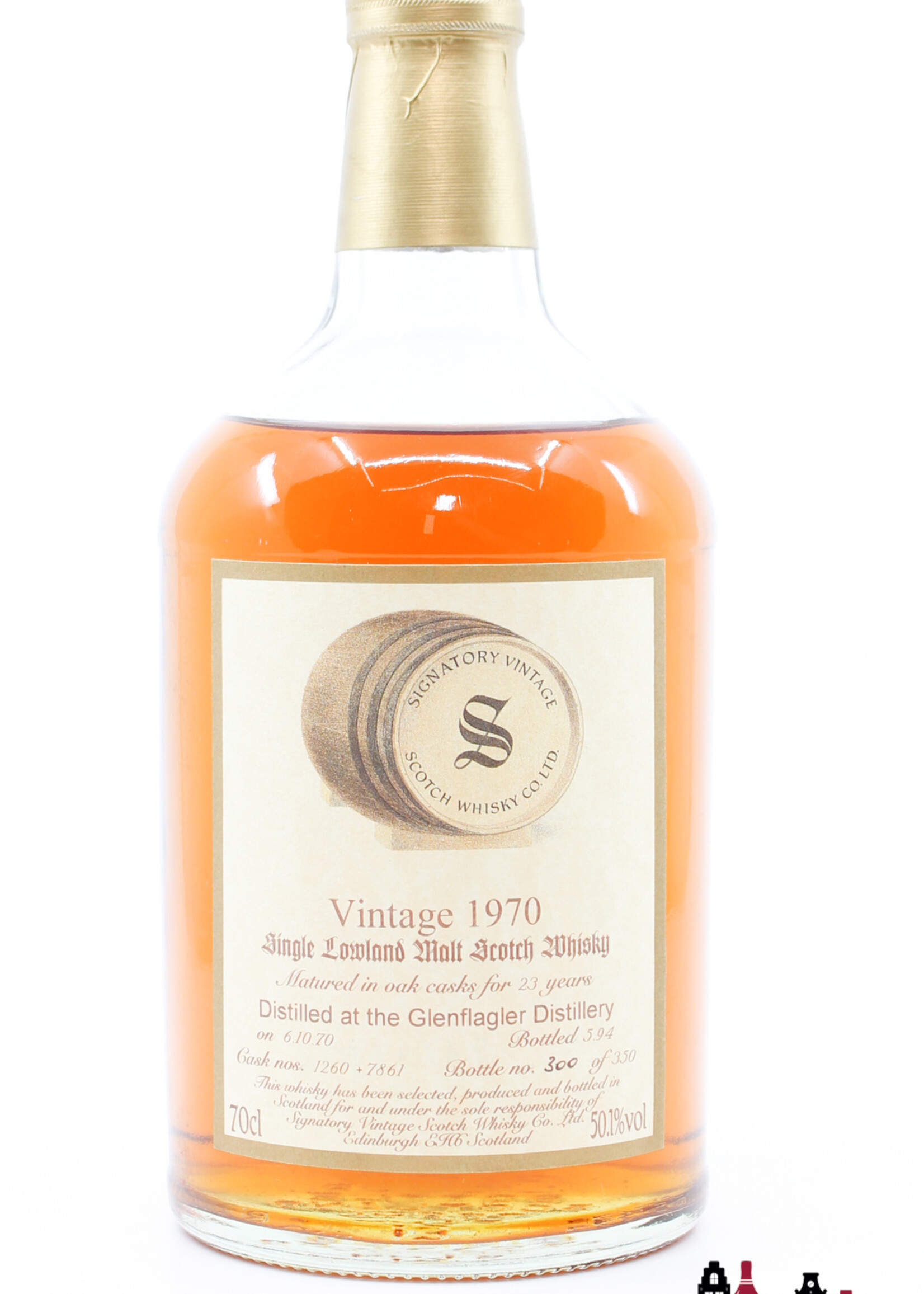 Glen Flagler Glen Flagler 23 Years Old 1970 1994 - Vintage Collection - Signatory Vintage - Cask 1260+7861 50.1% (1 of 350)