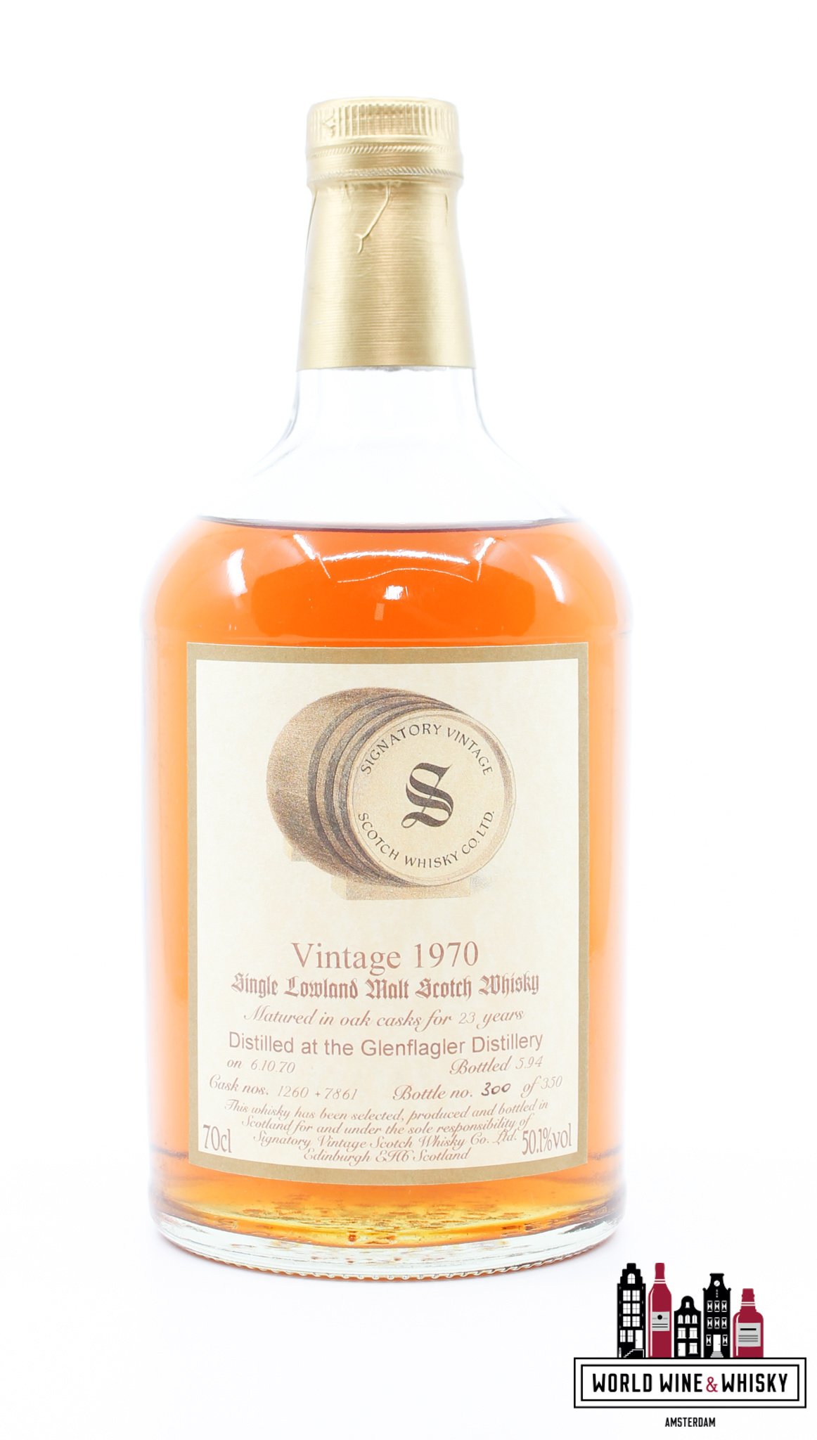 Glen Flagler Glen Flagler 23 Years Old 1970 1994 - Vintage Collection - Signatory Vintage - Cask 1260+7861 50.1% (1 of 350)