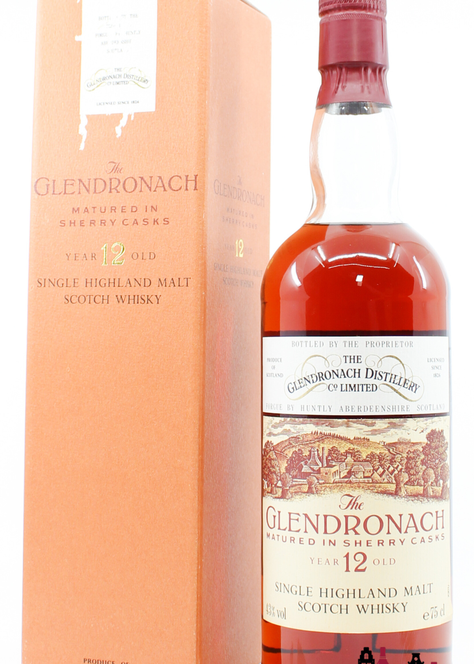 Glendronach Glendronach 12 Years Old - Sherry Casks - 80s bottling 43%