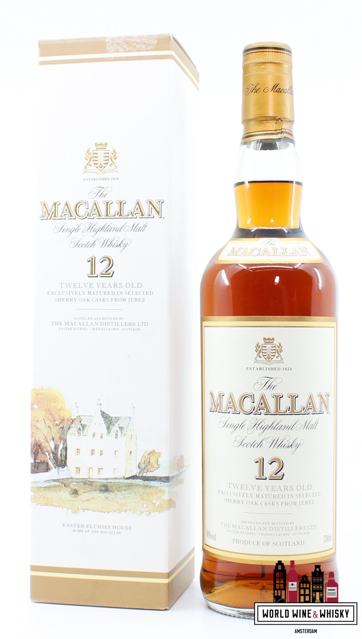 Macallan Macallan 12 Years Old Sherry Oak Casks From Jerez 40% (old label)