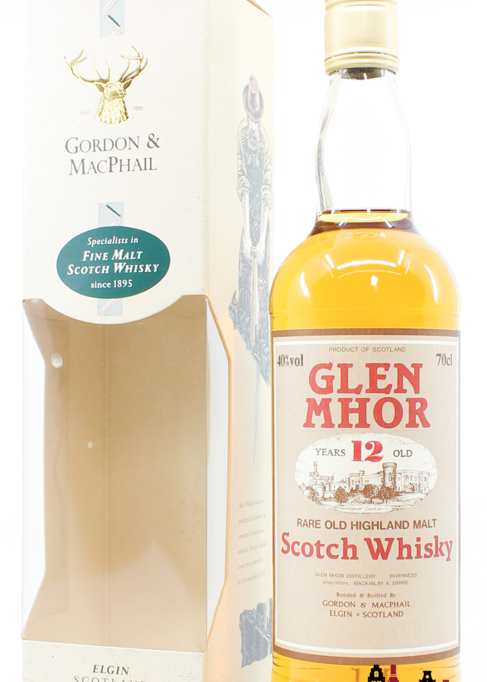 Glen Mhor Glen Mhor 12 Years Old 1996 - Rare Old Highland Malt - Gordon & MacPhail 40%