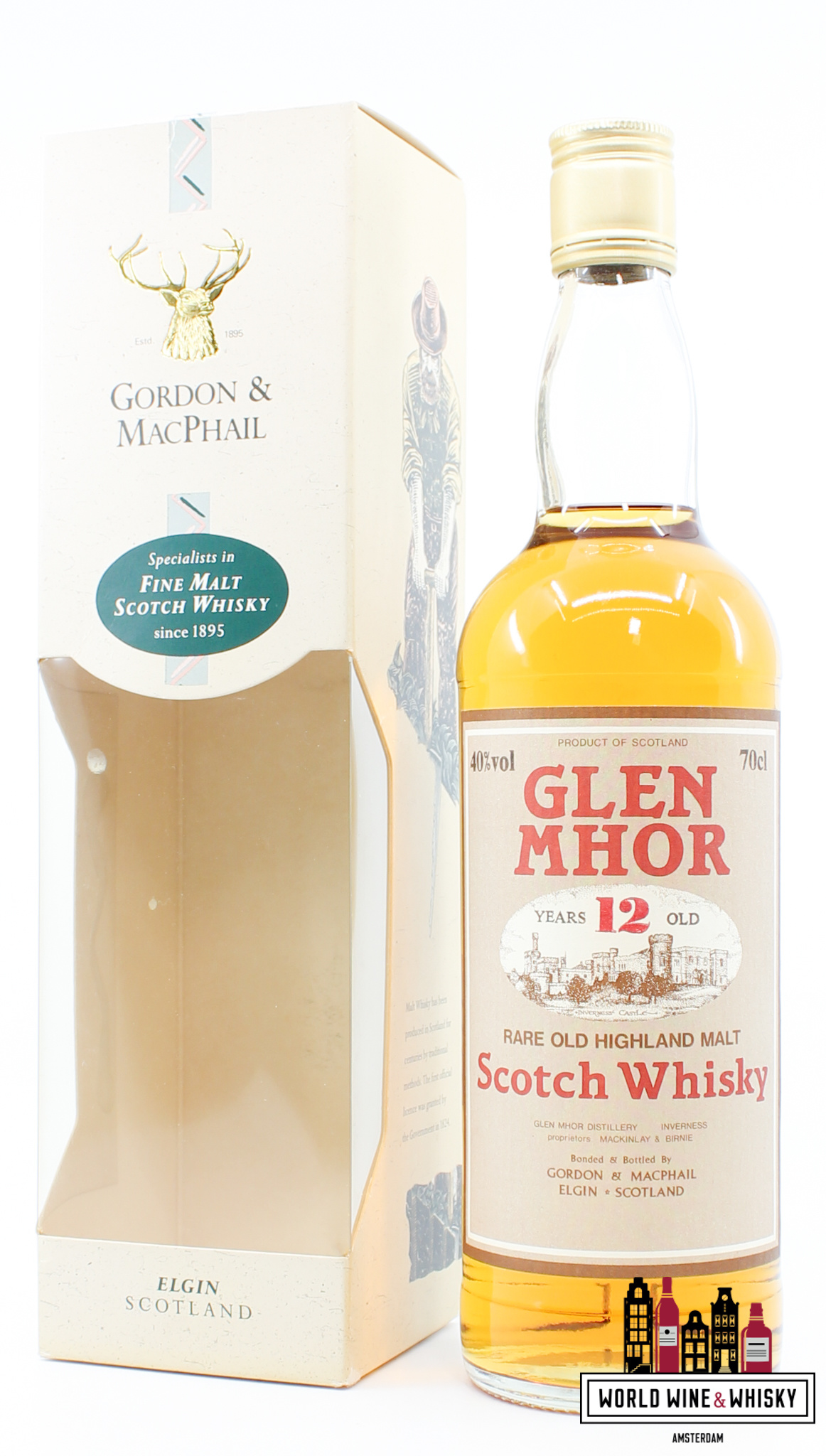 Glen Mhor Glen Mhor 12 Years Old 1996 - Rare Old Highland Malt - Gordon & MacPhail 40%