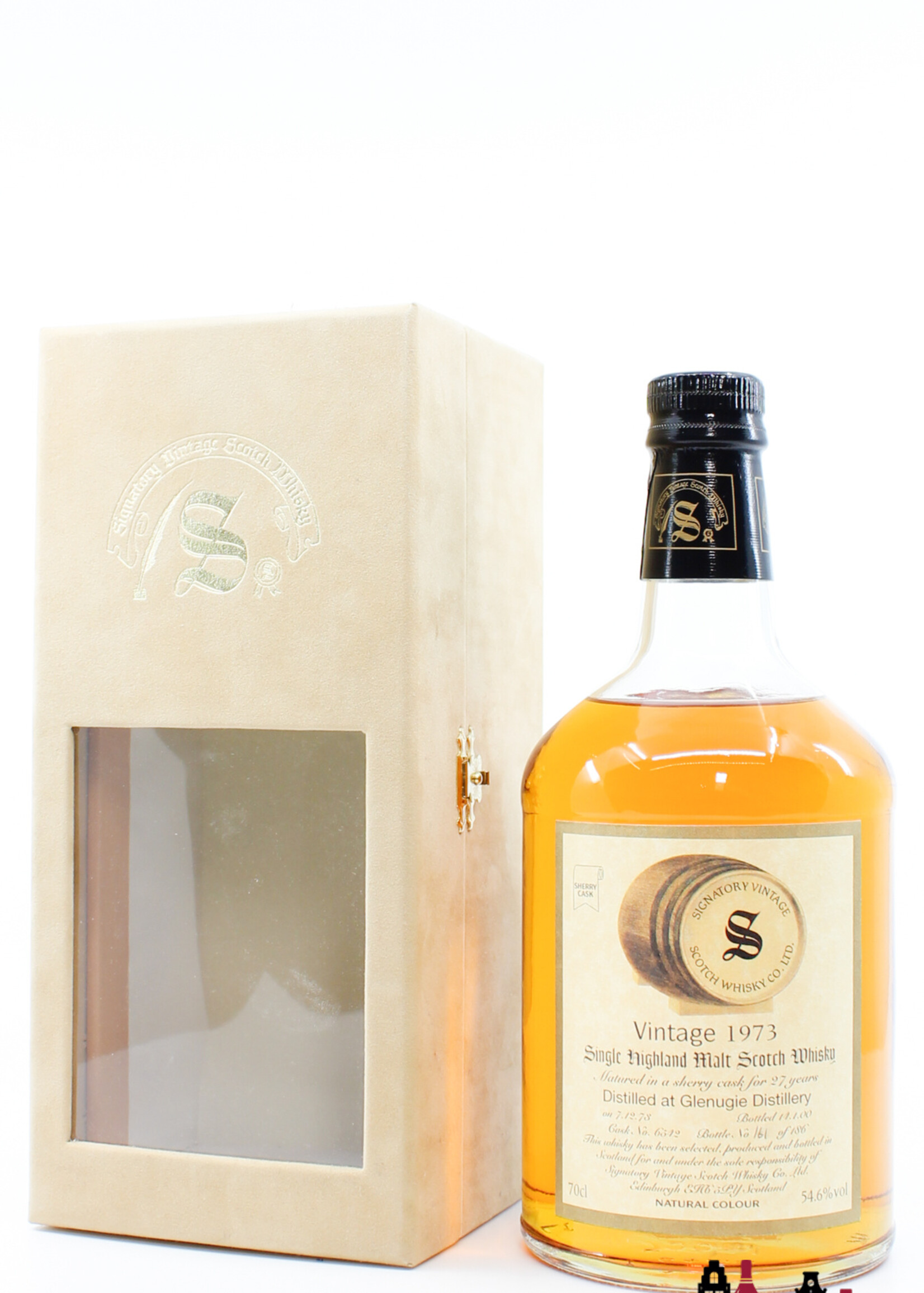 Glenugie Glenugie 27 Years Old 1973 2000 - Vintage Collection - Signatory Vintage - Cask 6542 54.6% (1 of 186)
