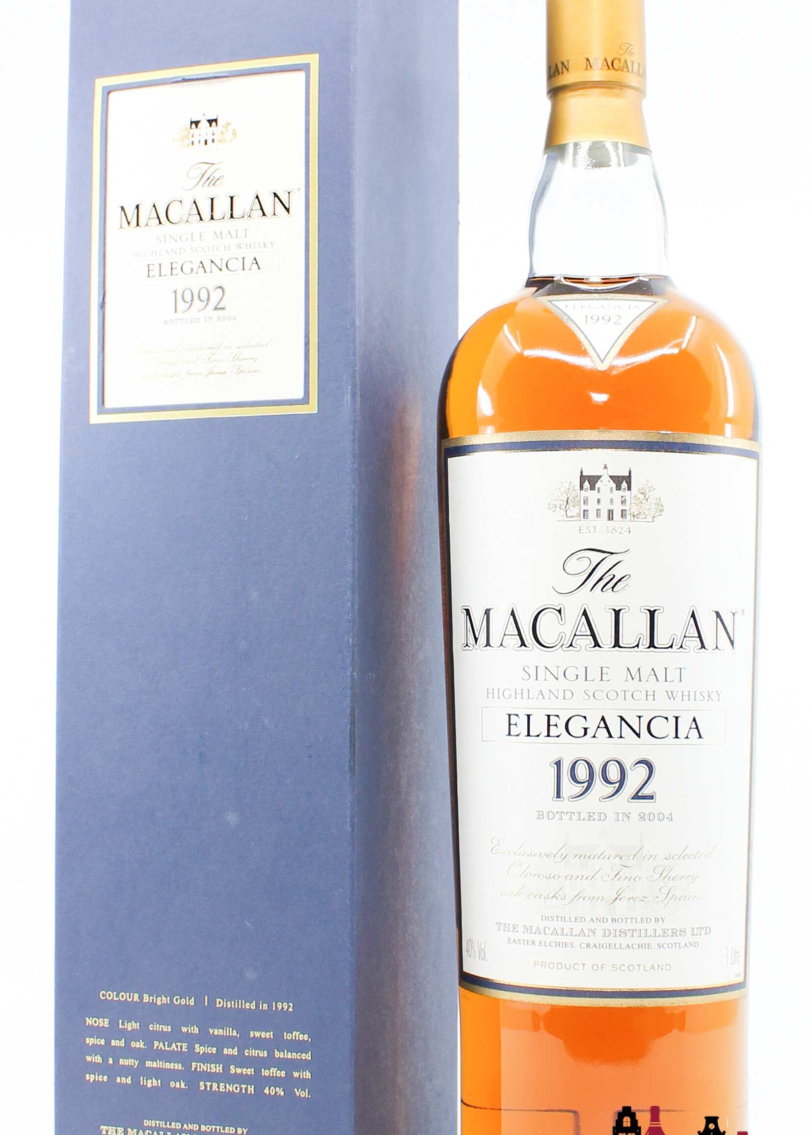 The Macallan Macallan 12 Years Old 1992 2004 - Elegancia 40% 1 Liter