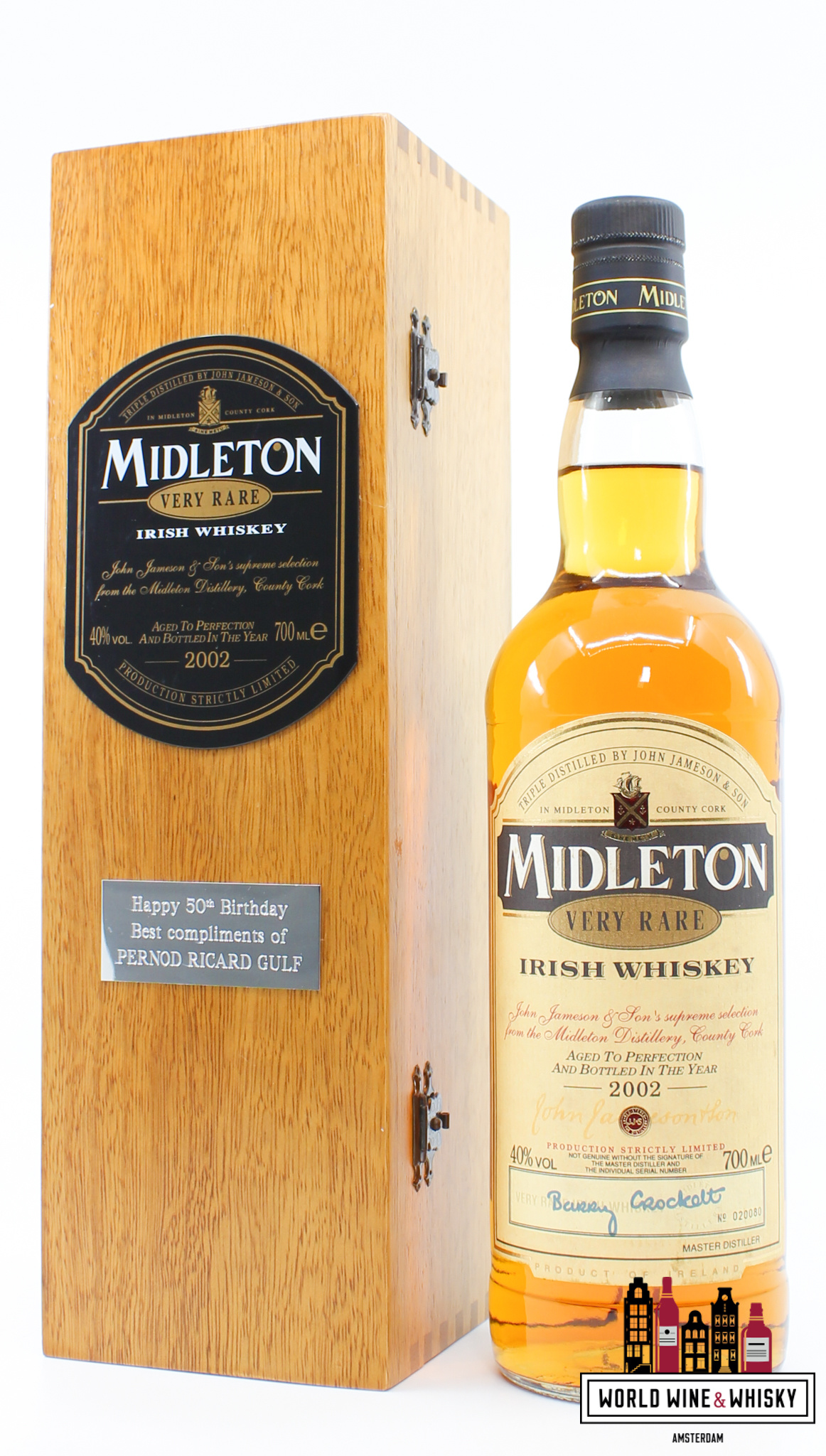 Midleton Midleton Very Rare 2002 - Irish Whiskey 40% (in wooden case)