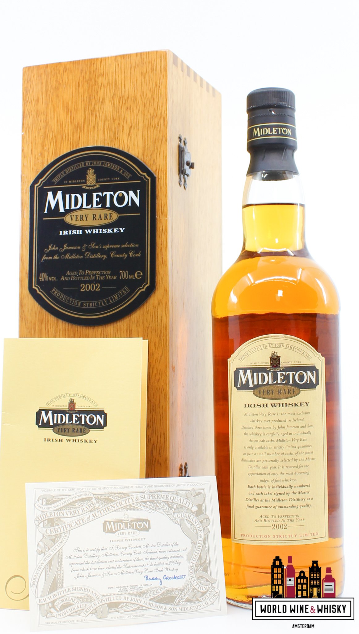 Midleton Midleton Very Rare 2002 - Irish Whiskey 40% (in wooden case)