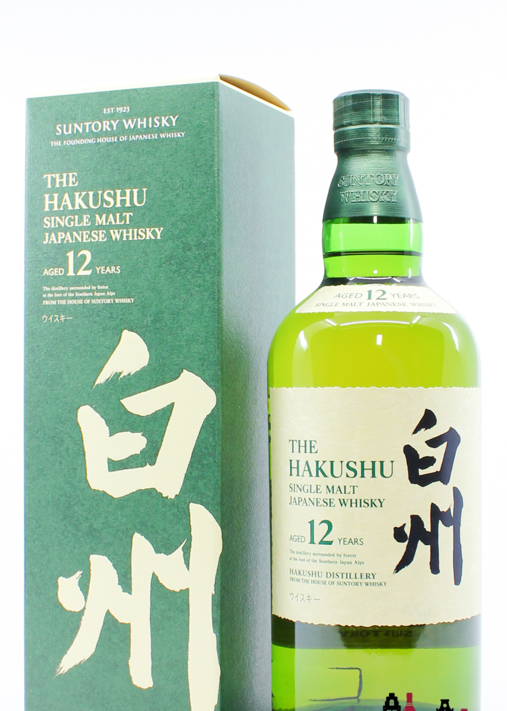 Hakushu Hakushu 12 Years Old - Single Malt Japanese Whisky - Suntory 43%