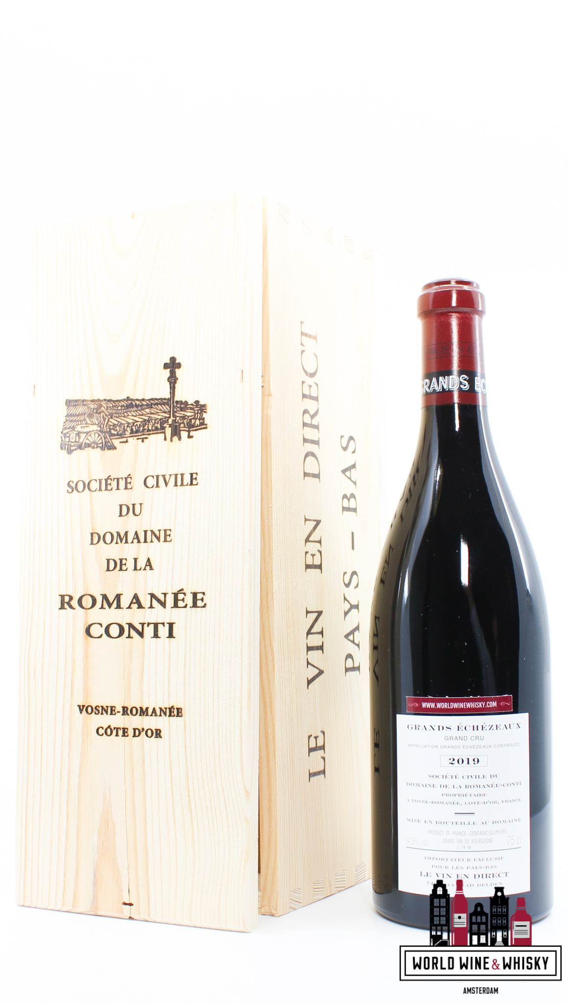 Domaine de la Romanée Conti Domaine de la Romanée-Conti (DRC) - Grands Echezeaux 2019 (in OWC)