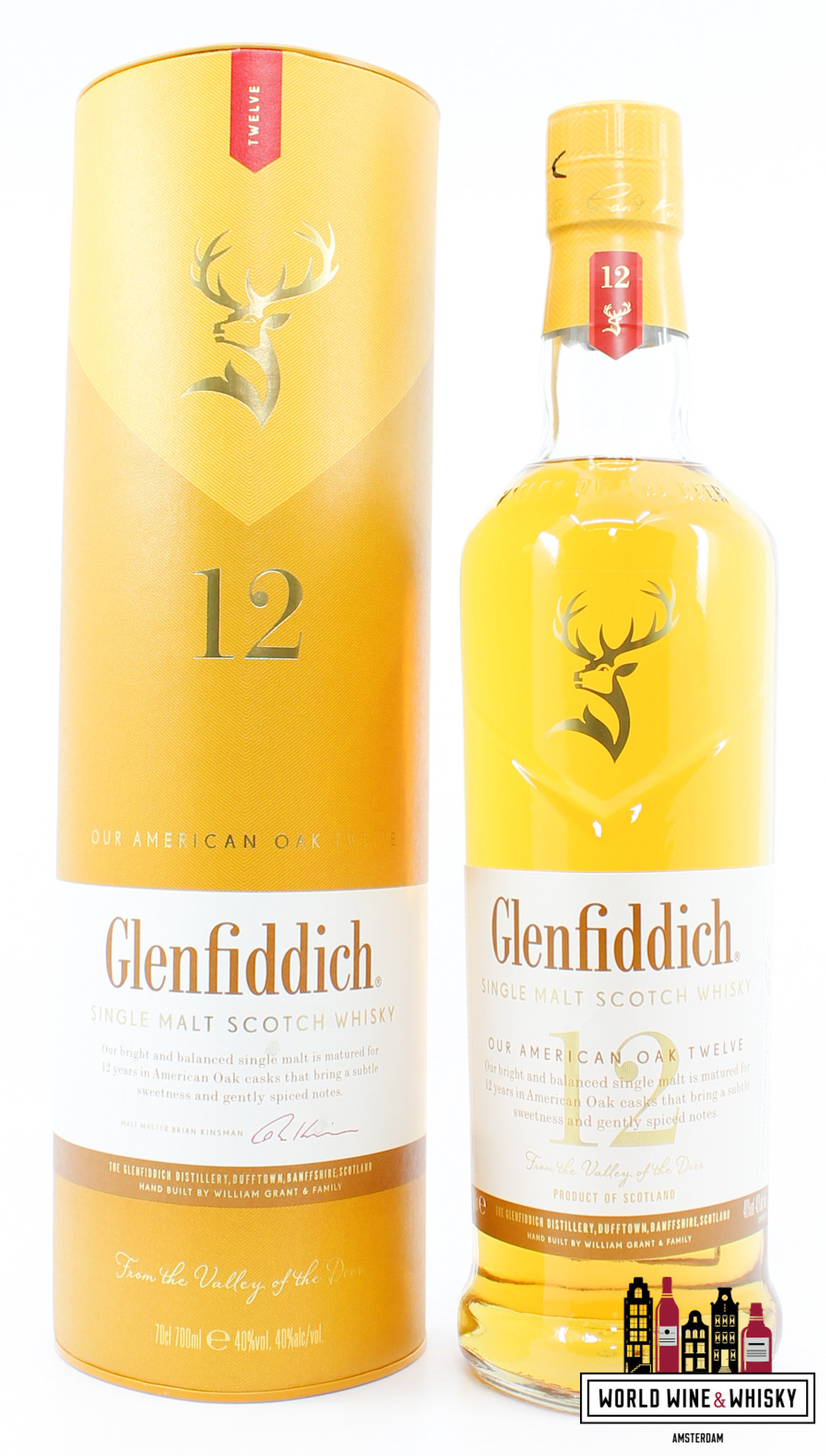 Glenfiddich Glenfiddich 12 Years Old - 'Our American Oak Twelve' - Israel Release 40%