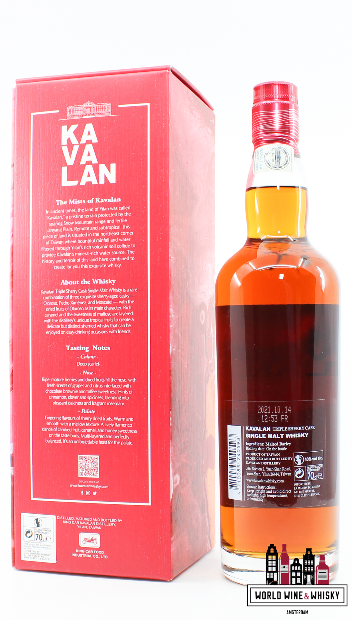 Kavalan Kavalan 2021 - Triple Sherry Cask 40%