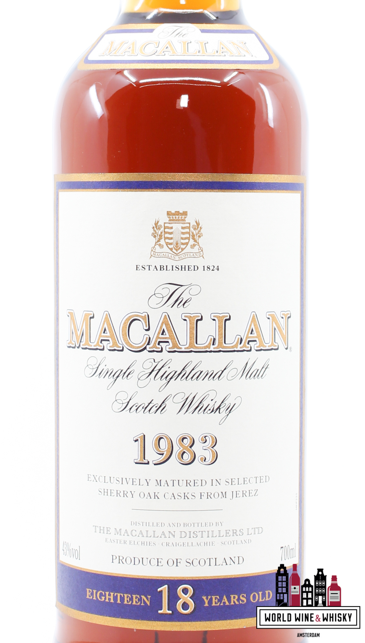 Macallan Macallan 18 Years Old 1983 2001 - Sherry Oak Casks - Vintage Release 43%