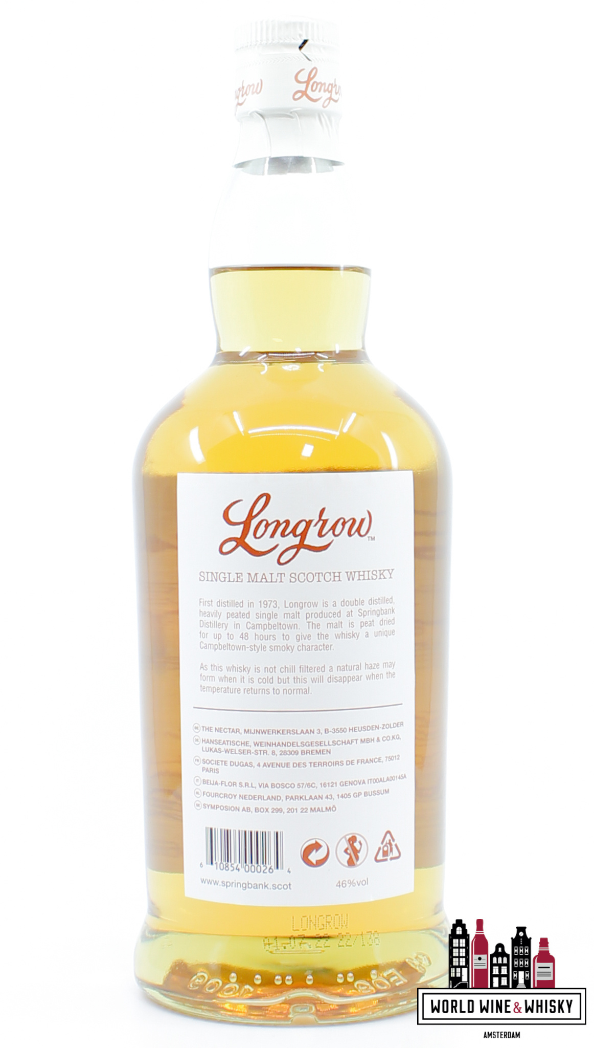 Springbank Longrow 2022 - Peated Campbeltown Single Malt Scotch Whisky (Springbank) 46%