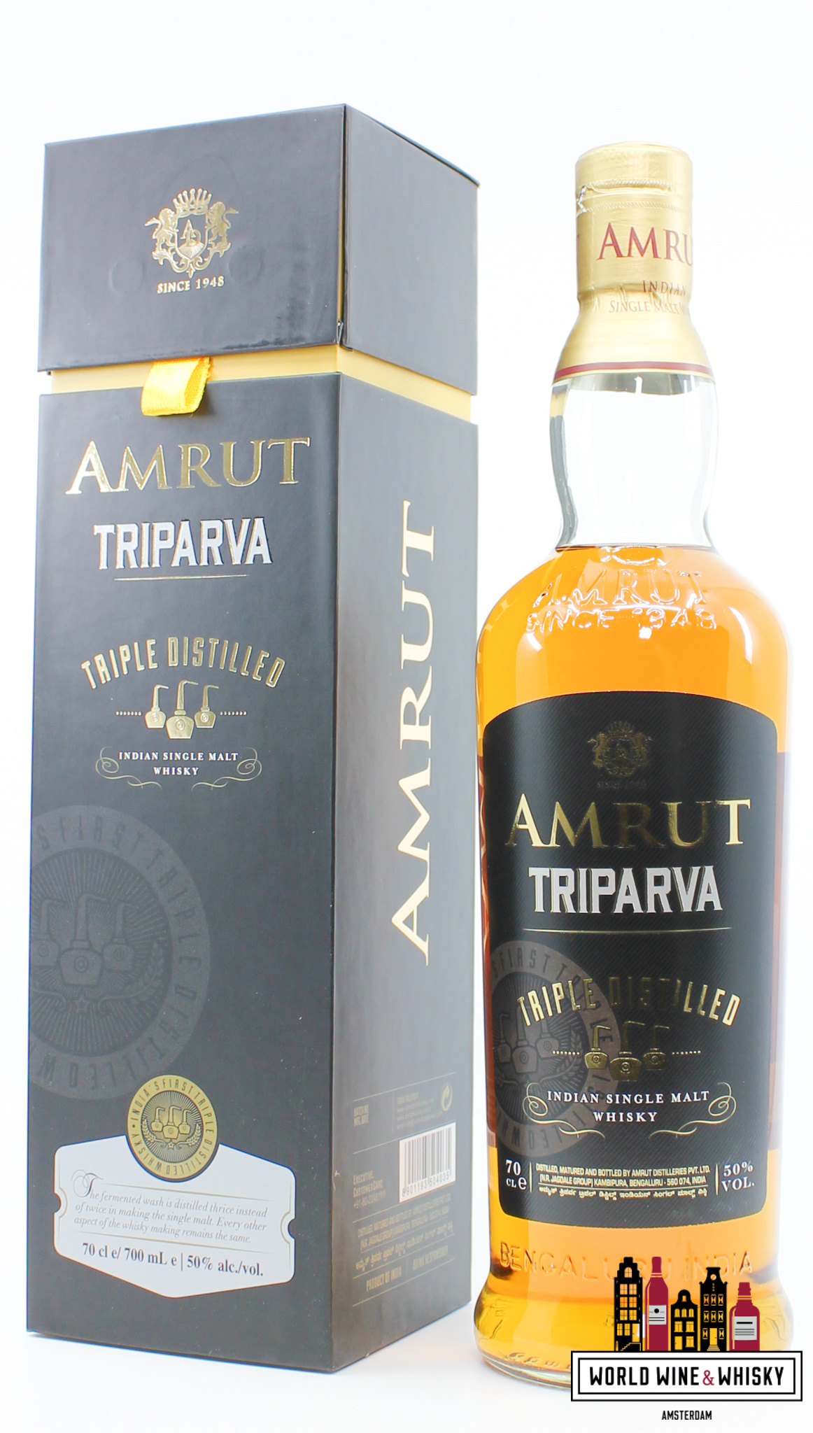 Amrut Amrut 2020 - Triparva Triple Distilled - Batch No. 1 50% (1 of 5400)