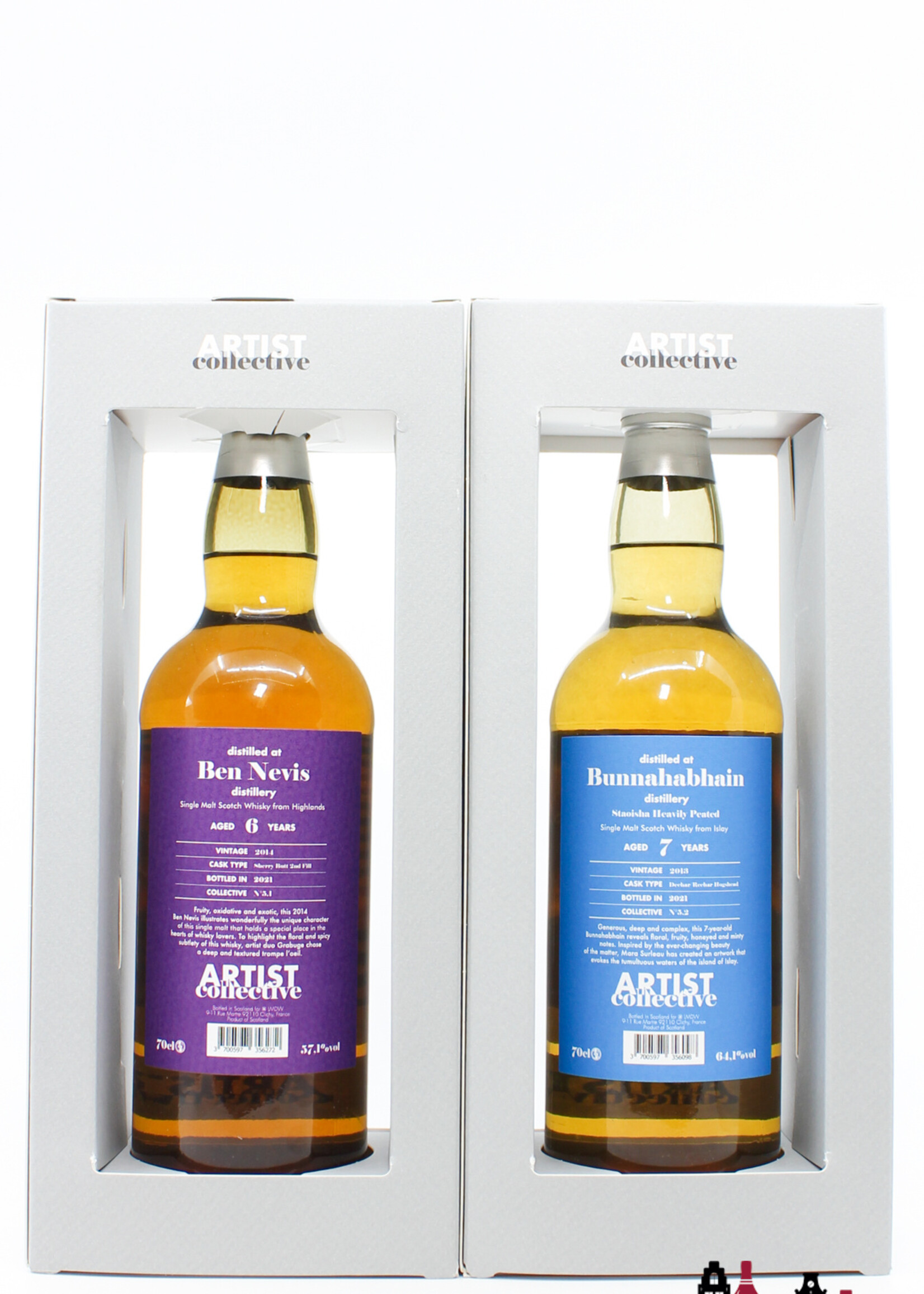 La Maison du Whisky (LMDW) The Artist Collective #5 - La Maison du Whisky - full set of 6 bottles