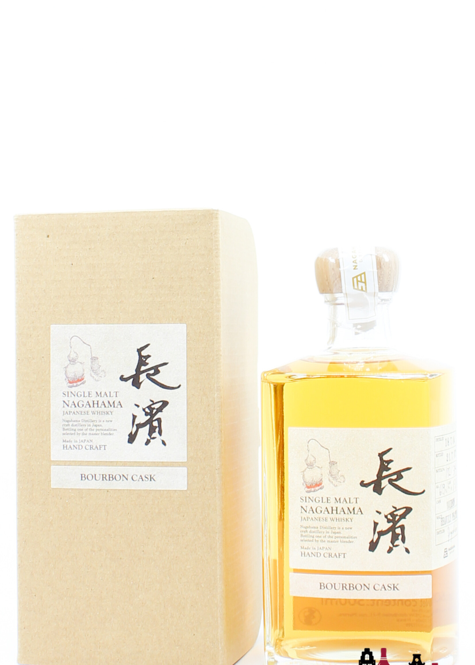 Nagahama Nagahama 3 Years Old 2018 2021 - Bourbon Cask - Hand Craft - Cask 313 61.9% (1 of 314)