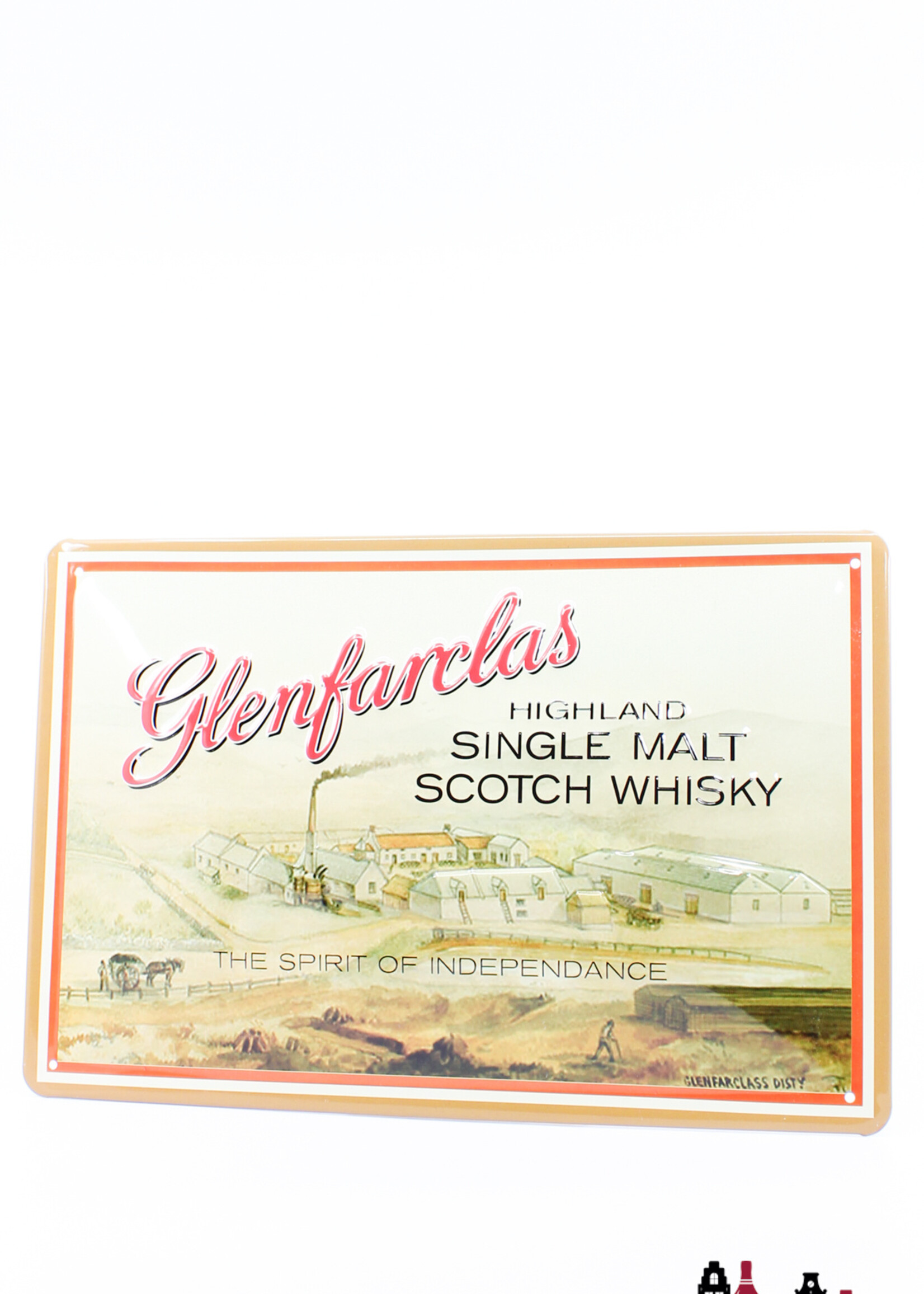 Glenfarclas Iron Glenfarclas billboard plate - Highland Single Malt Scotch Whisky